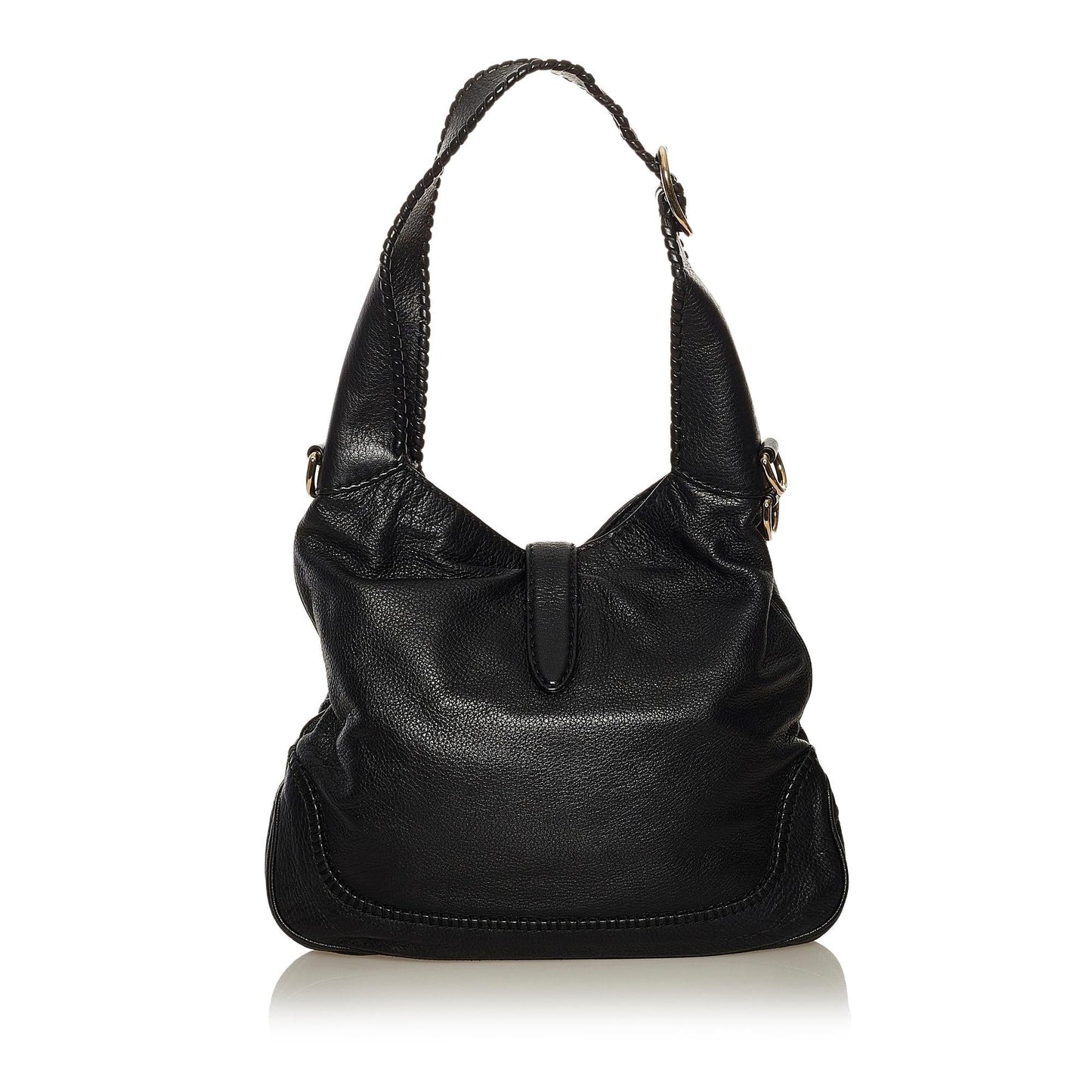 Gucci New Jackie SHG Leather Calf Black Shoulder Bag