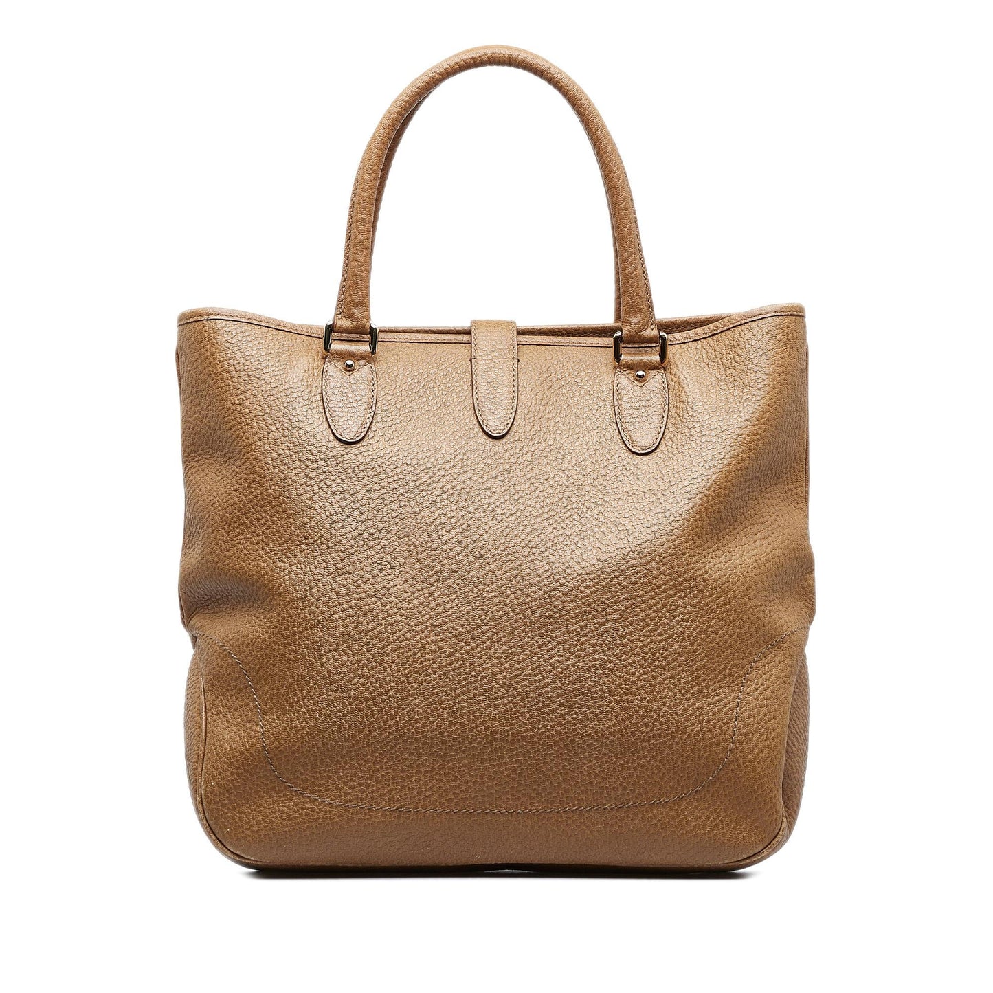 Gucci New Jackie SHG-wX2WoB Calf Brown Tote Bag
