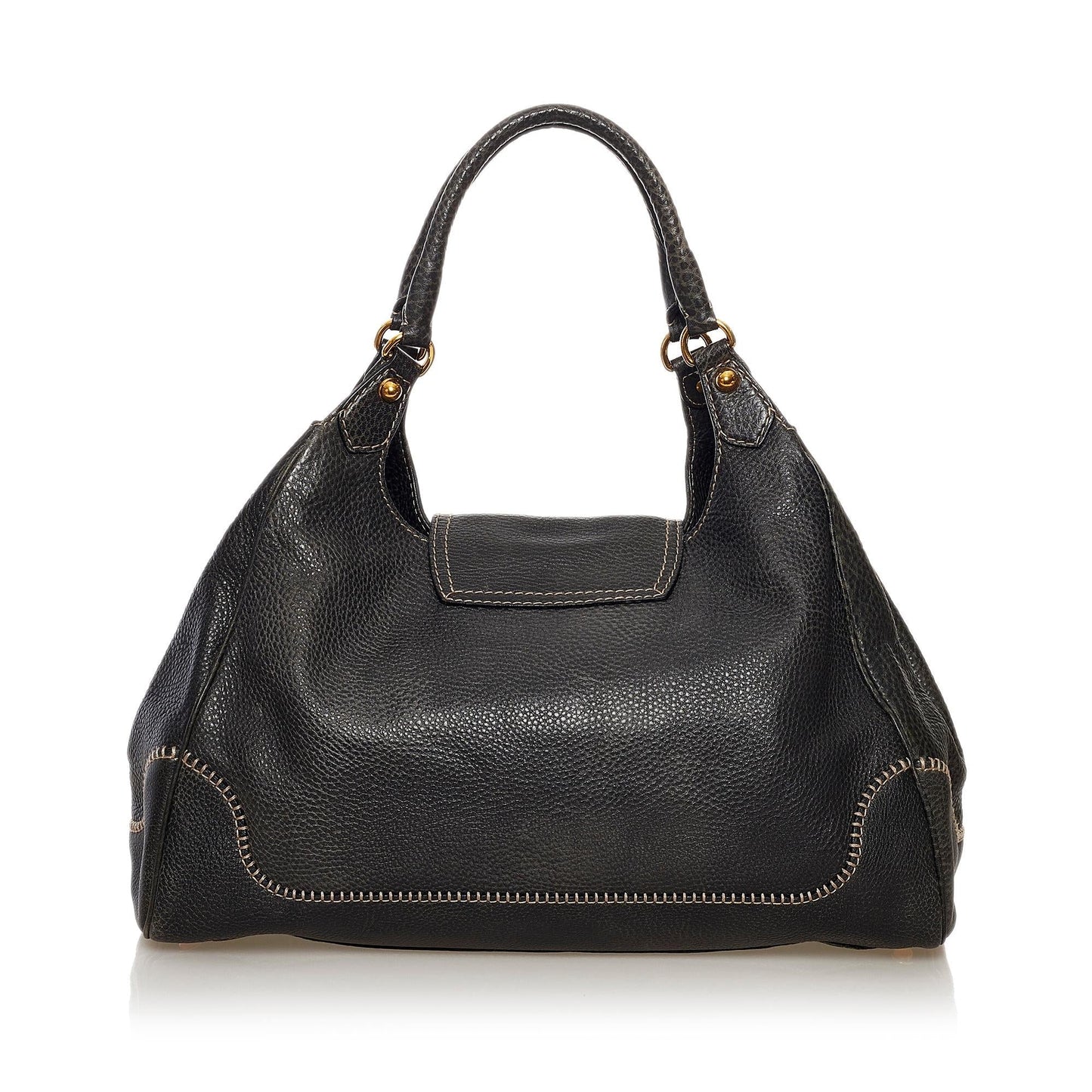 Gucci New Pelham SHG Leather Calf Black Satchel Bag