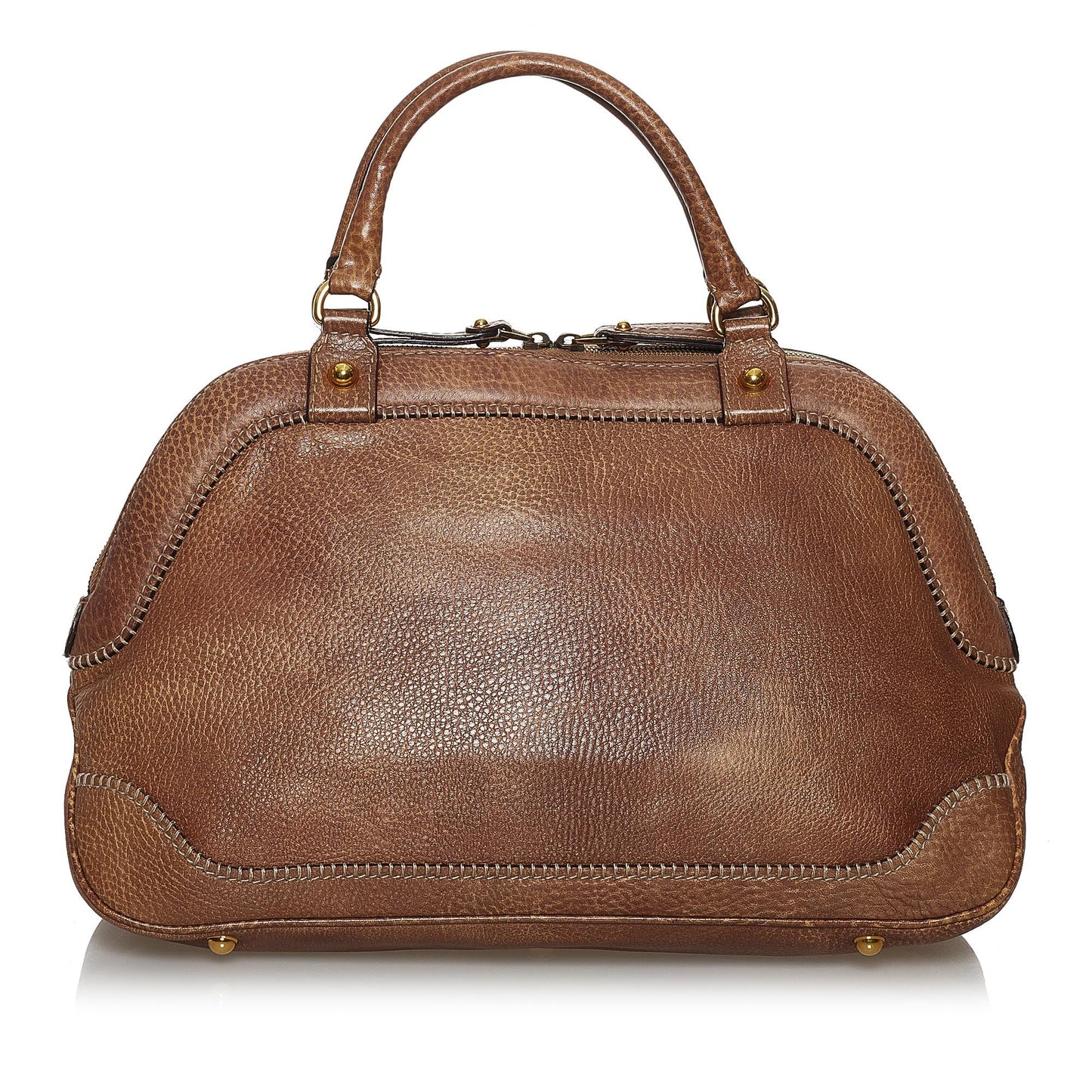 Gucci New Pelham SHG Leather Calf Brown Satchel Bag