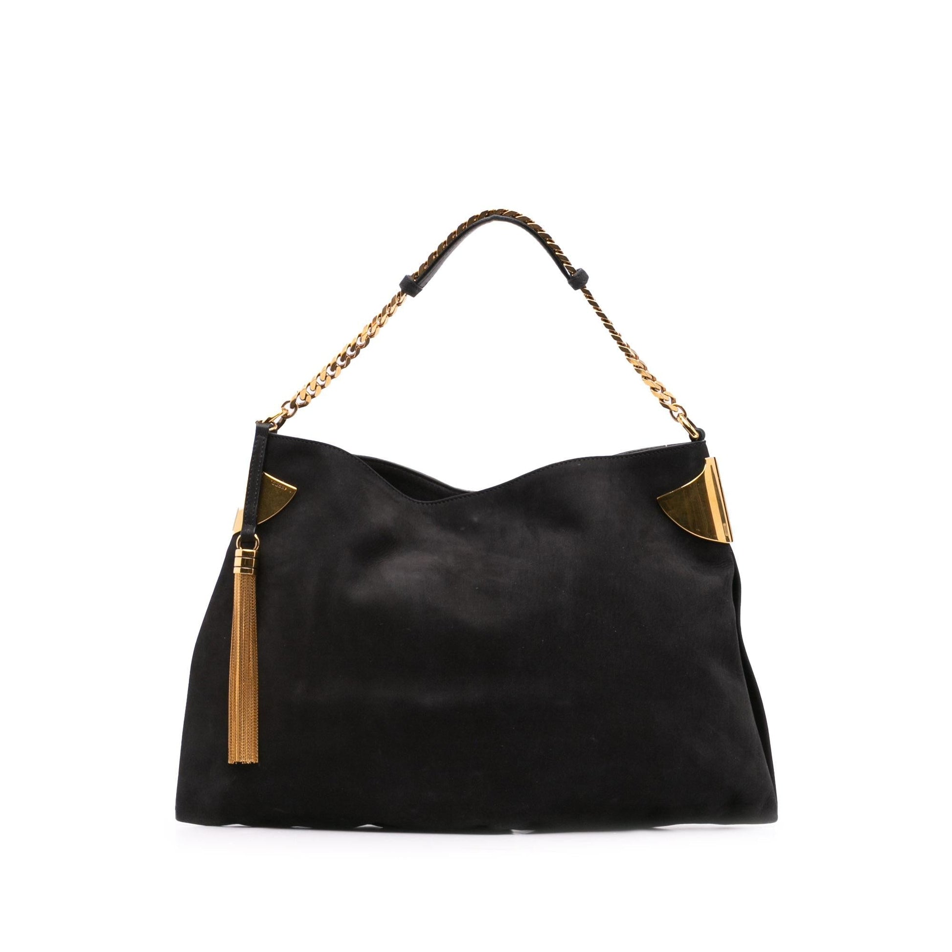 Gucci Nubuck Leather Black Shoulder Bag Bag 1
