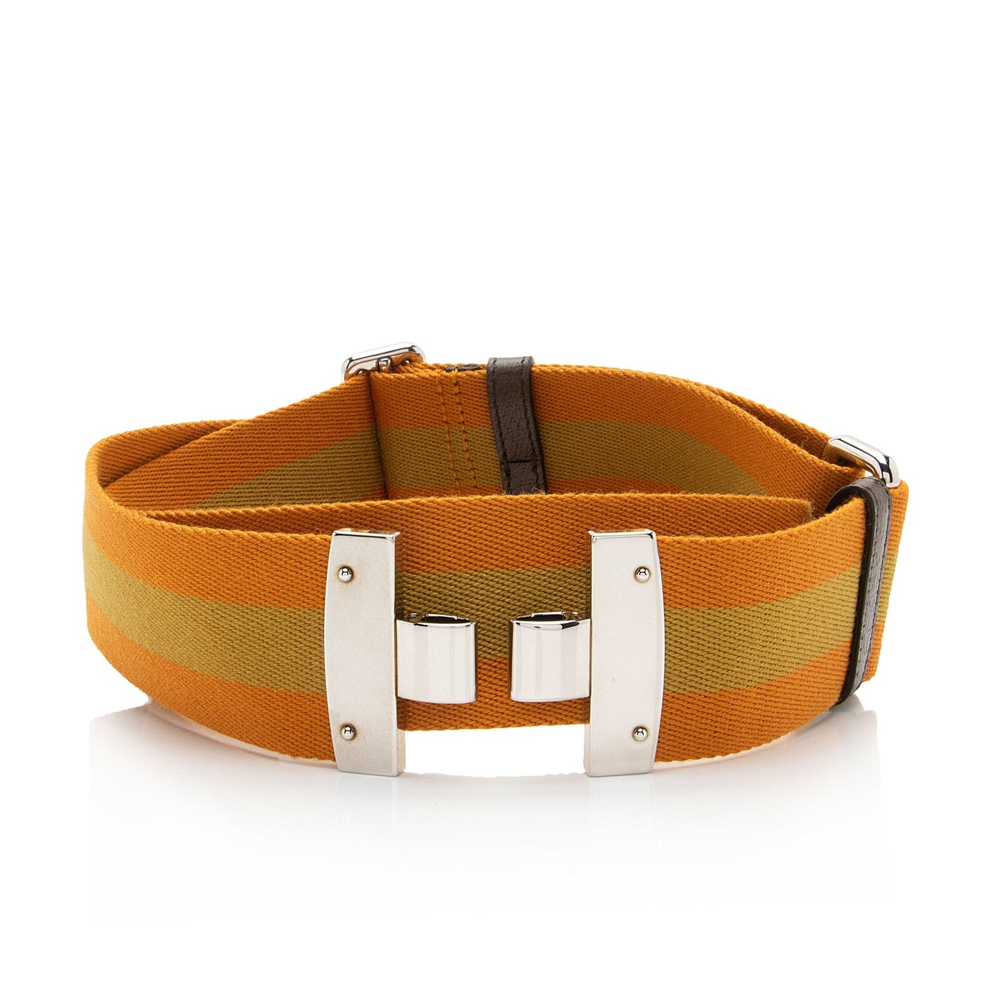 Gucci Web Adjustable Strap SHF-wNFYKo Leather Orange Shoulder Bag