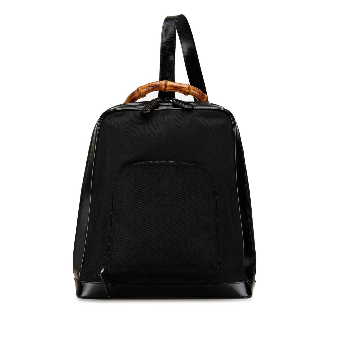 Gucci Bamboo Sling Backpack SHG-IELGv1 Nylon Calf Black