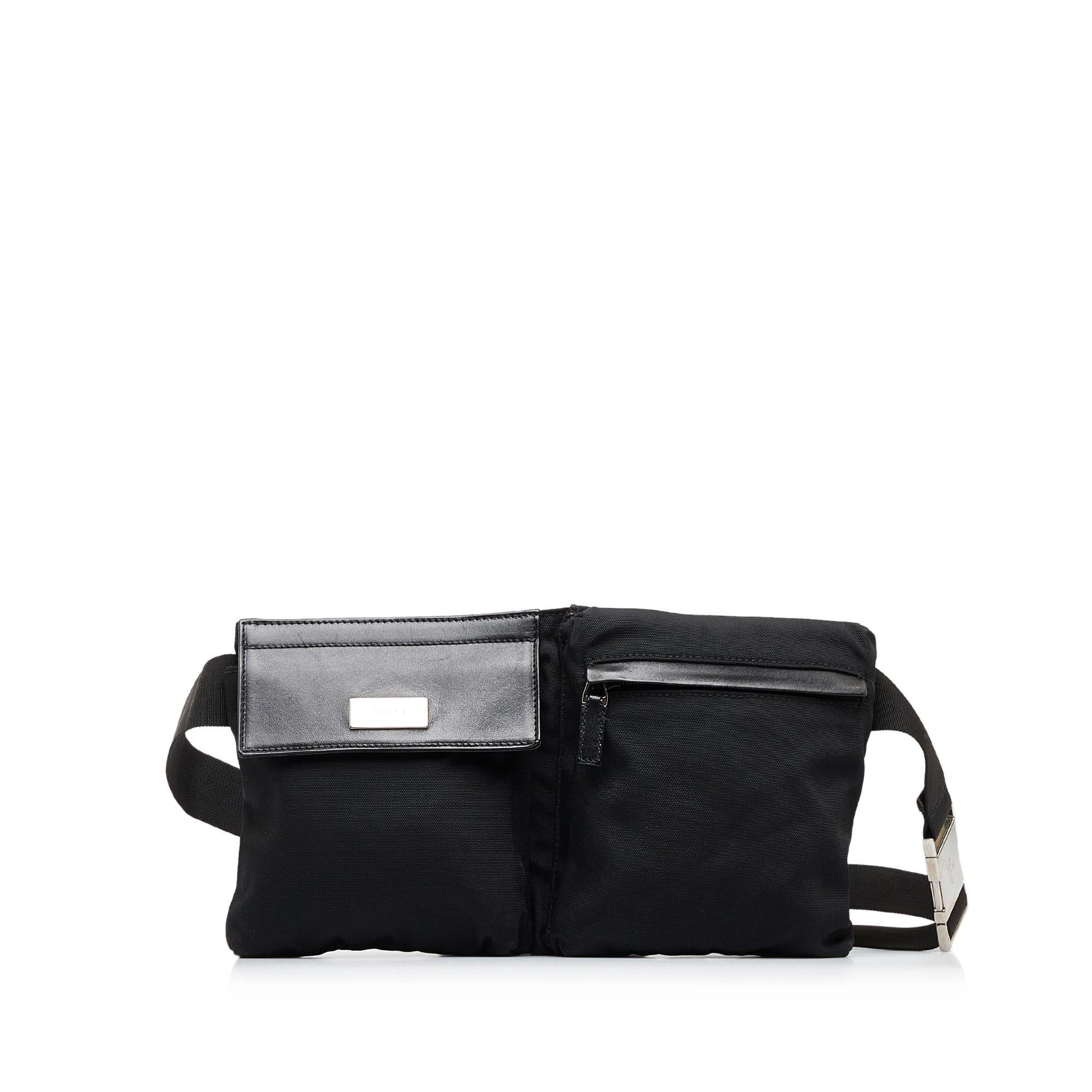 Gucci Belt SHG-wvmnQO Nylon Calf Black Accessory