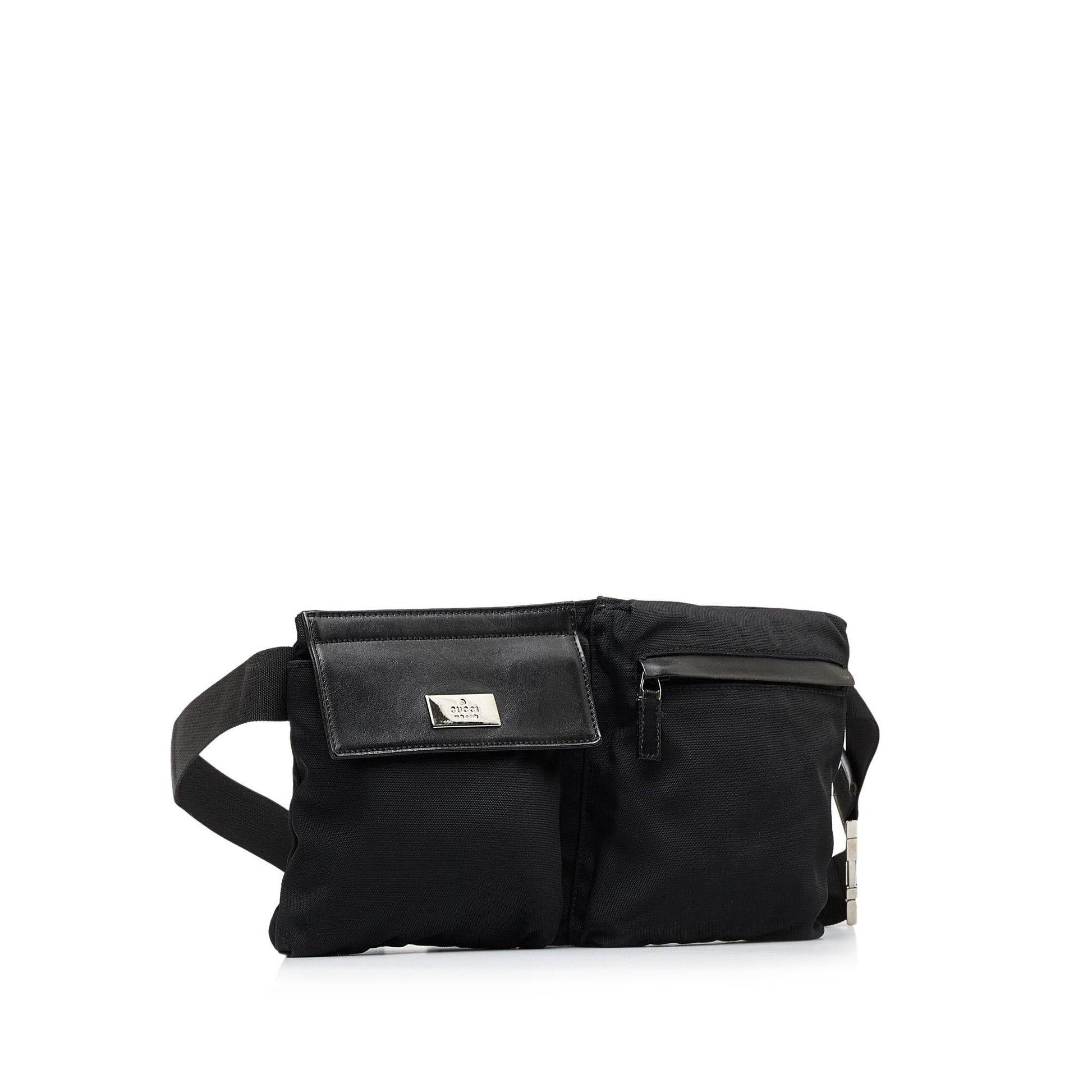 Gucci Belt SHG-wvmnQO Nylon Calf Black Accessory