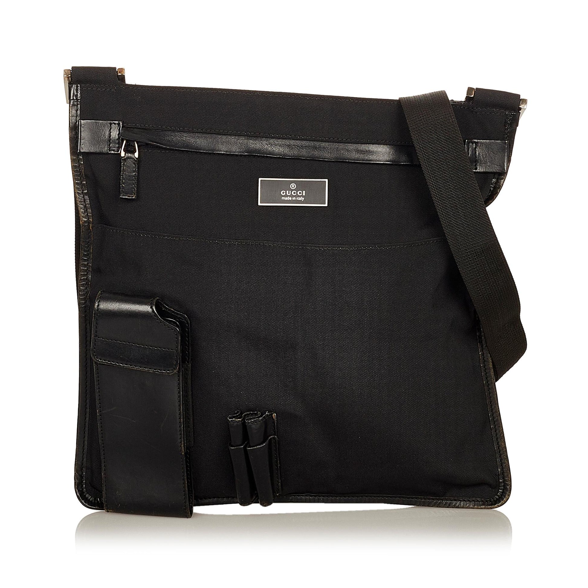 Gucci SHG Nylon Black Crossbody Bag Bag Shg