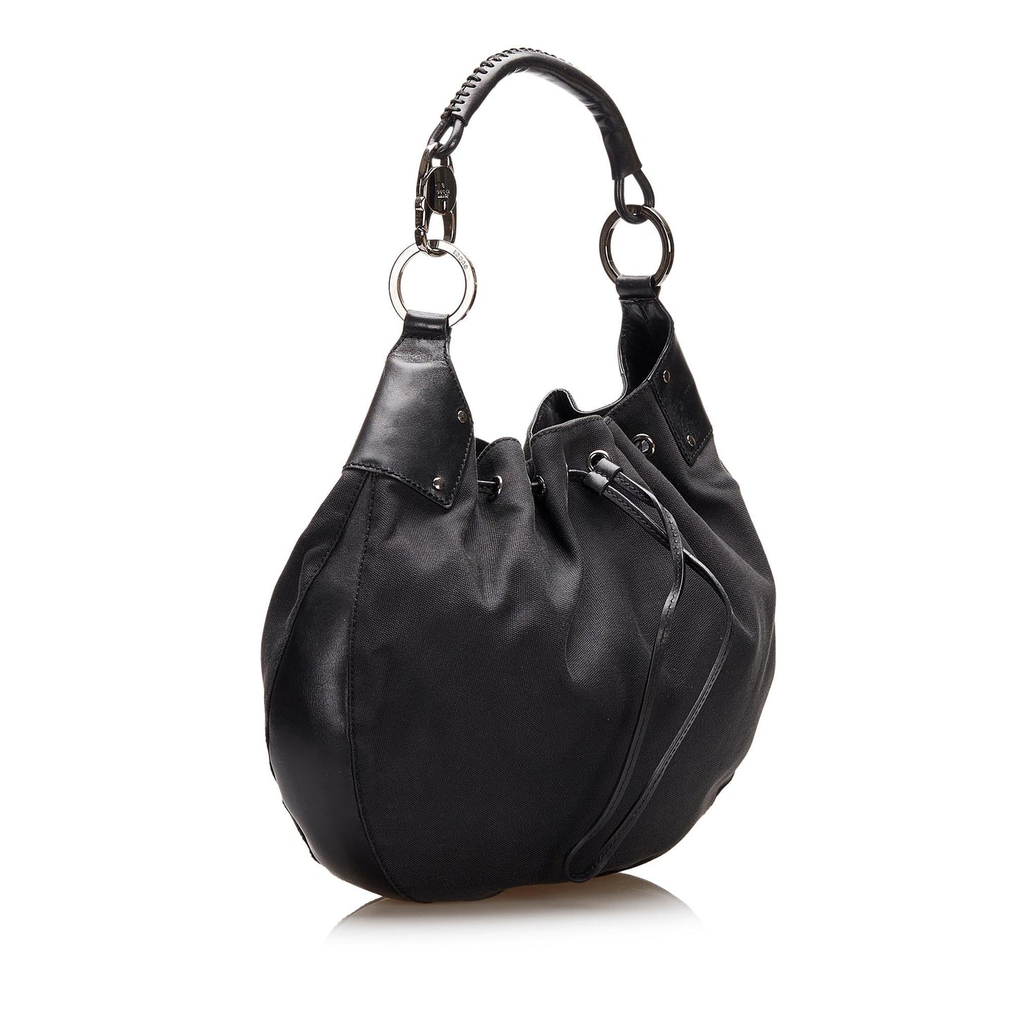 Gucci Drawstring SHG-wMVys5 Nylon Black Jewelry
