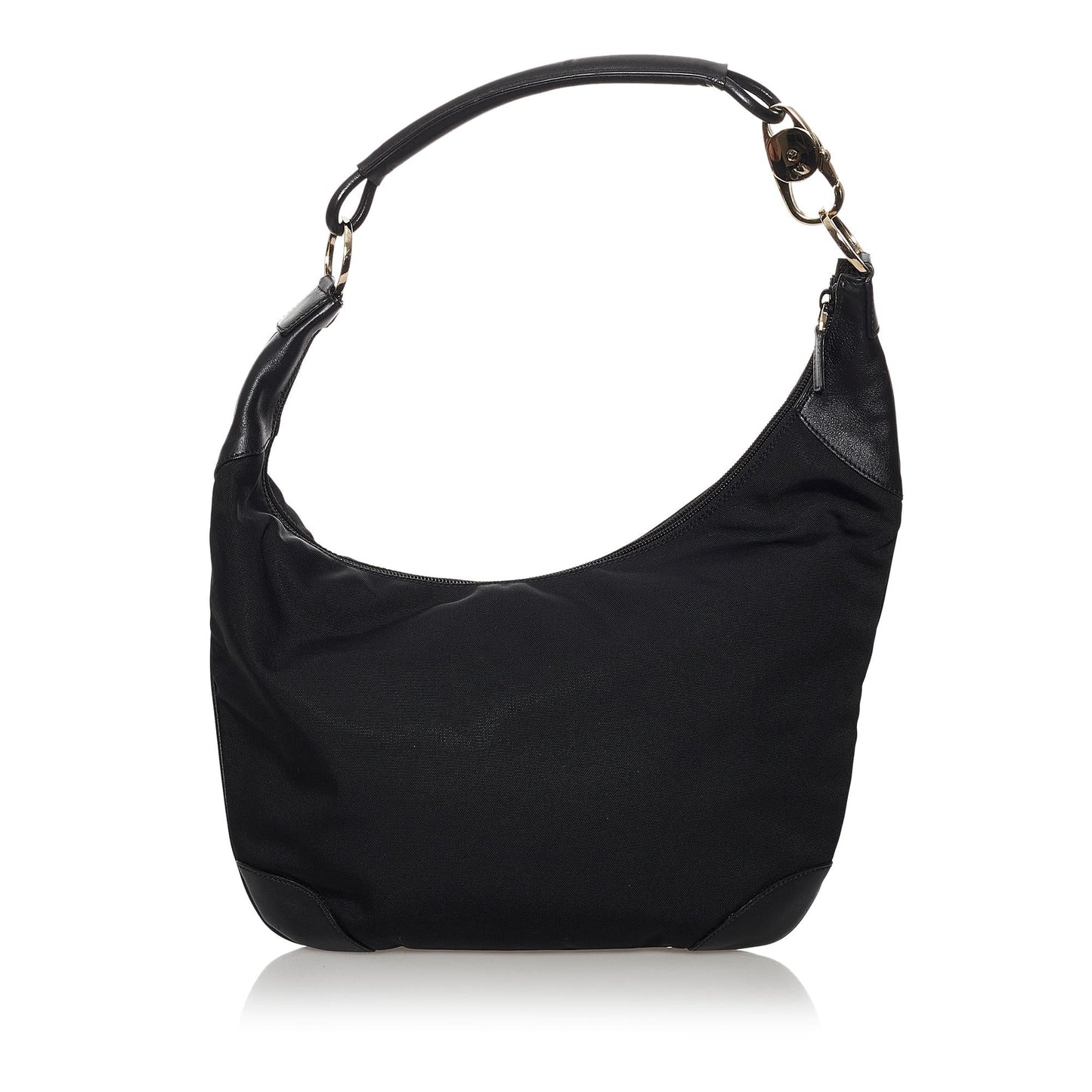 Gucci SHG Nylon Calf Black Shoulder Bag 4