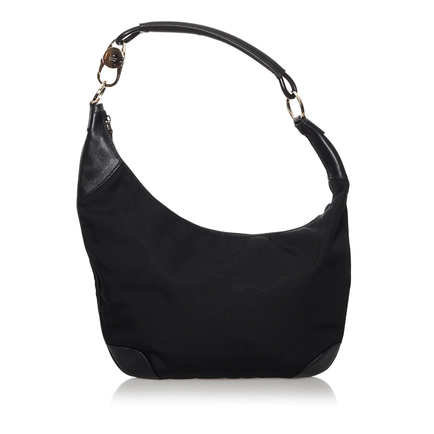 Gucci SHG Nylon Calf Black Shoulder Bag 4