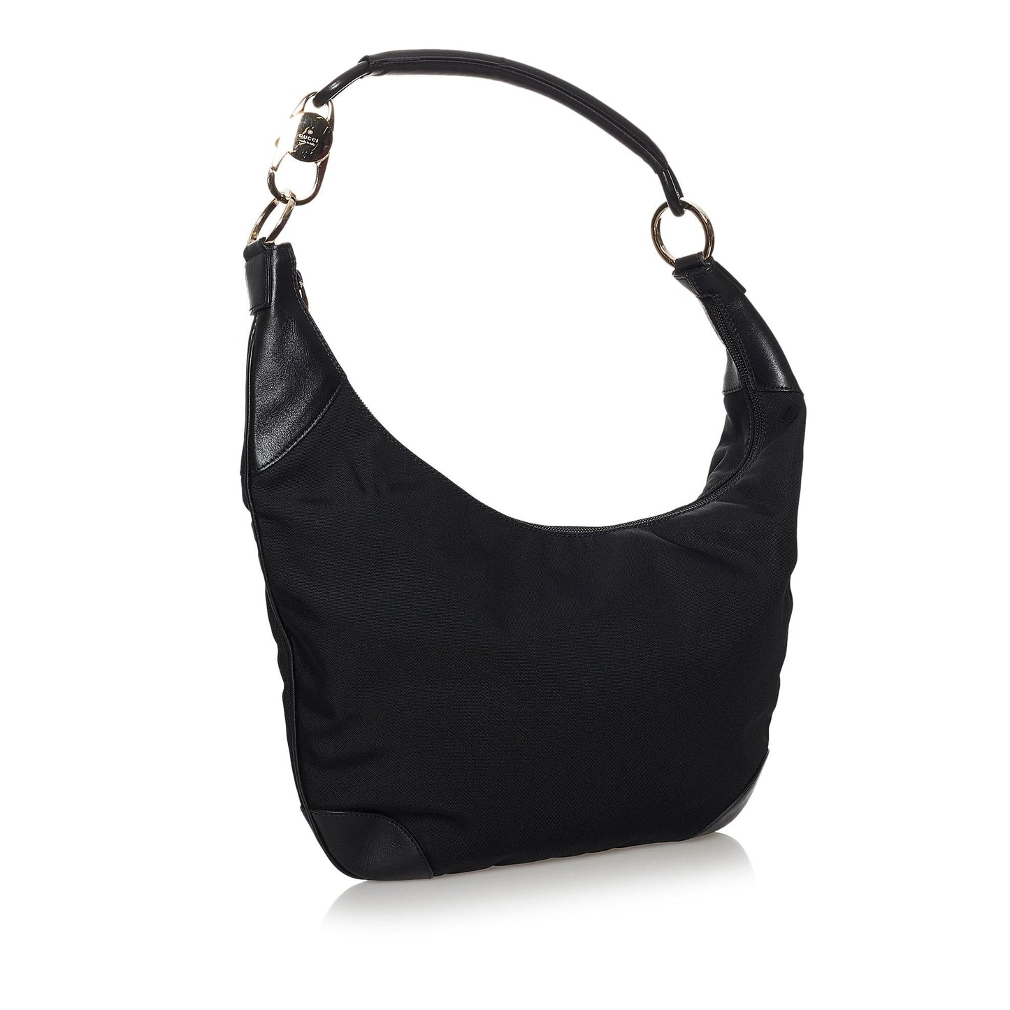 Gucci SHG Nylon Calf Black Shoulder Bag 4