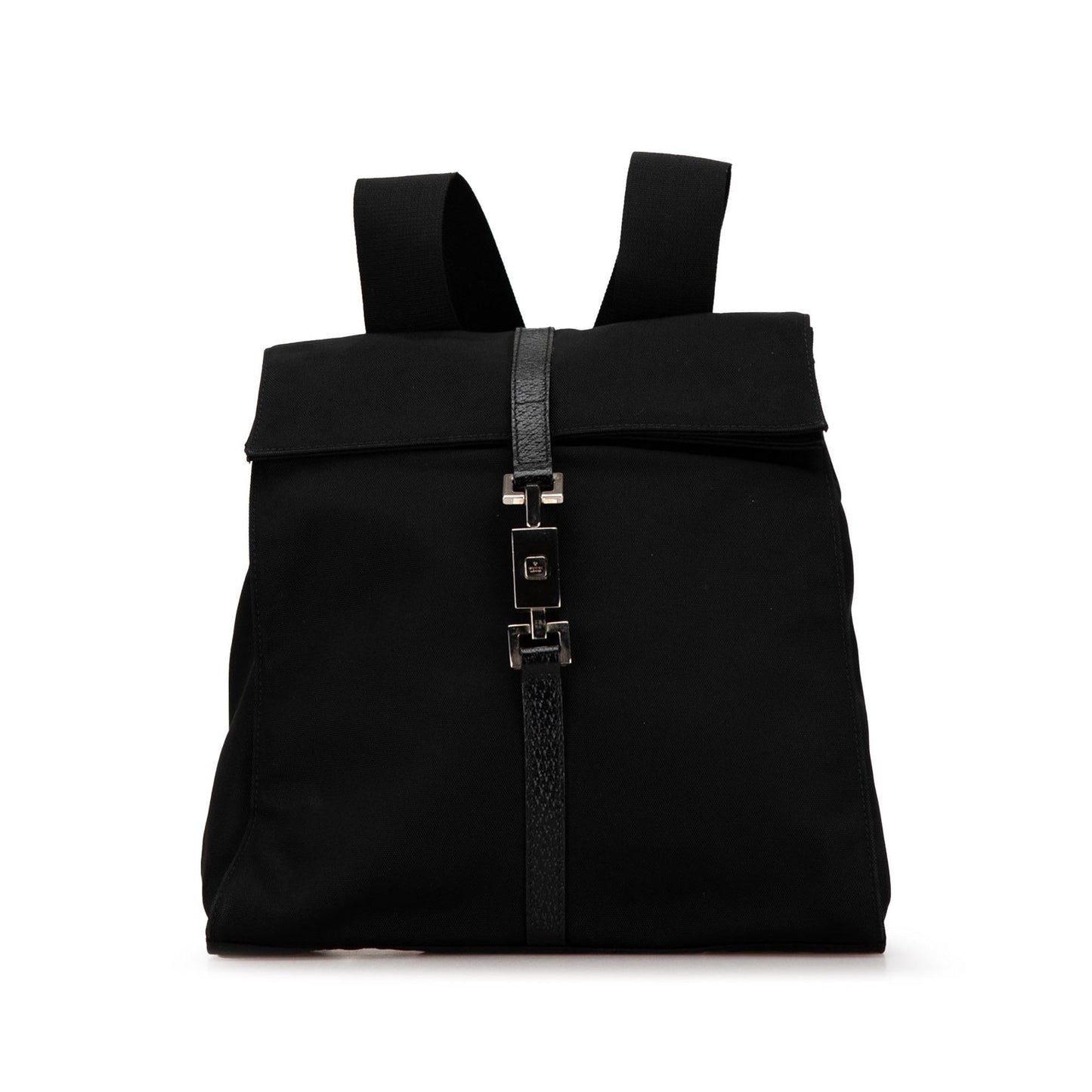 Gucci Jackie Backpack SHG-TfE3Ni Nylon Calf Black