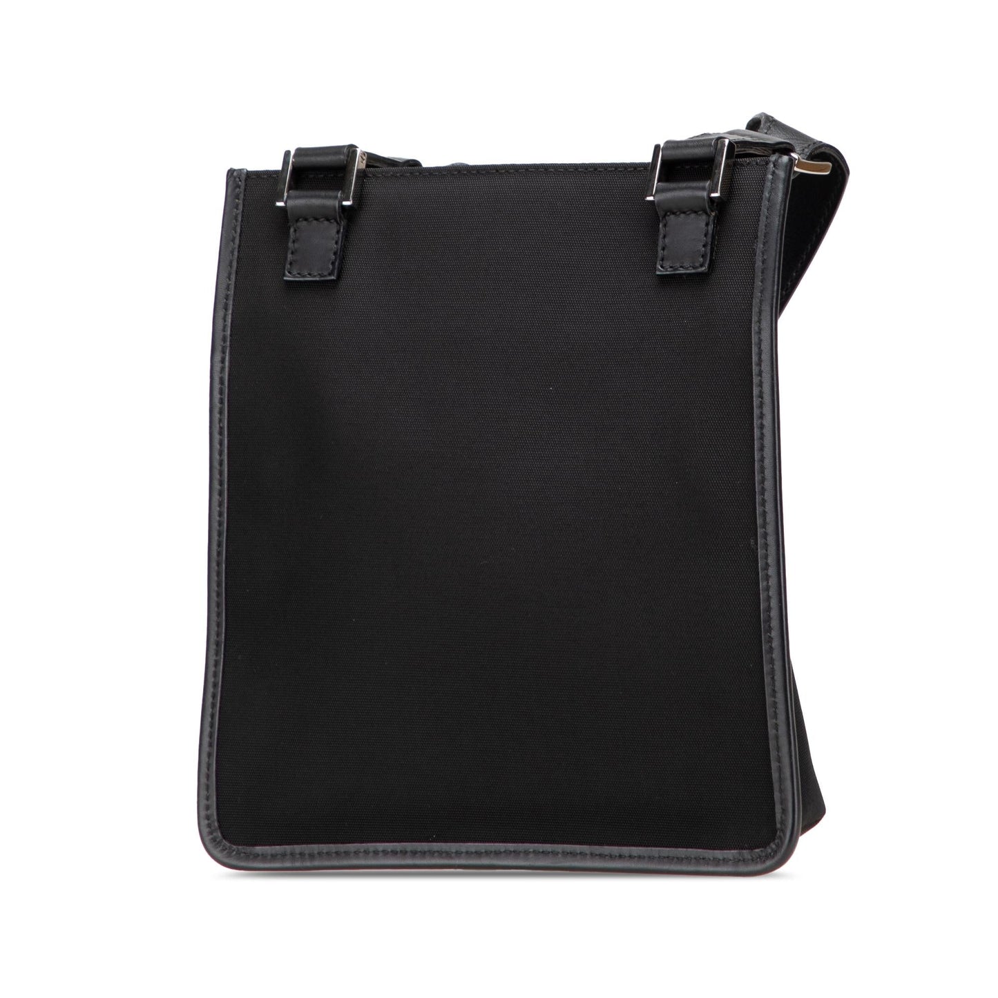 Gucci Messenger Canvas Nylon Black Crossbody Bag