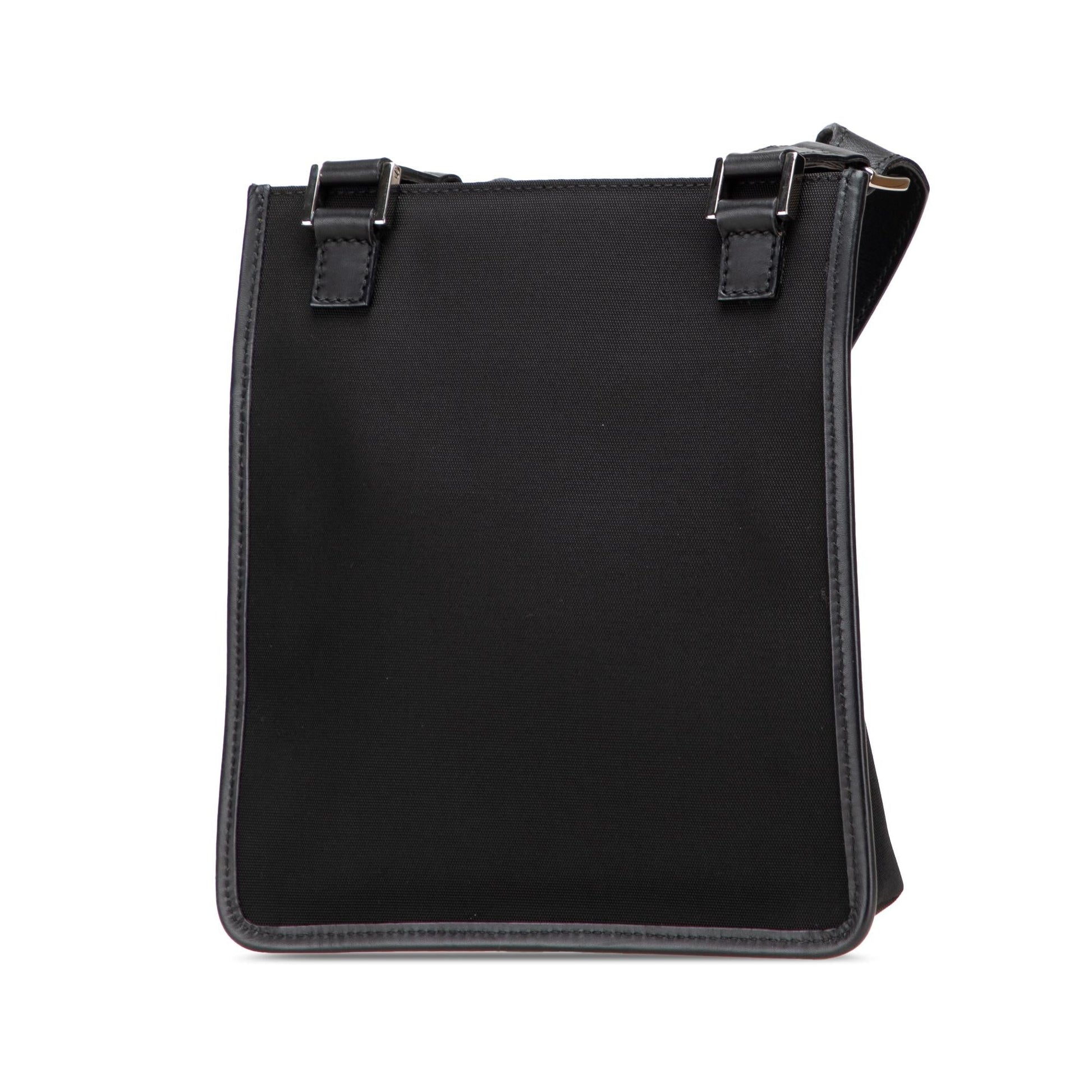 Gucci Messenger Canvas Nylon Black Crossbody Bag Bag 1