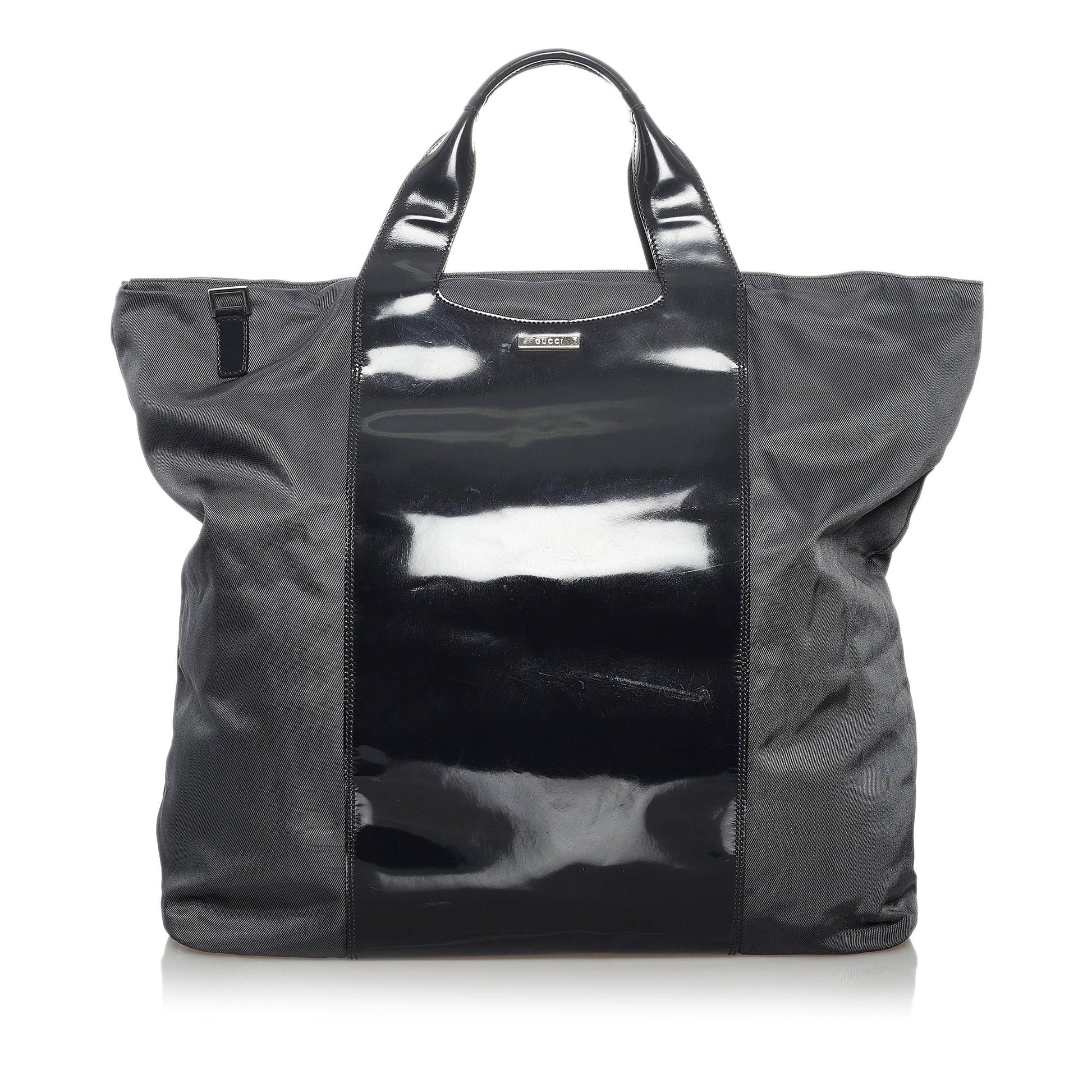 Gucci SHG Nylon Black Satchel Bag Satchel Shg