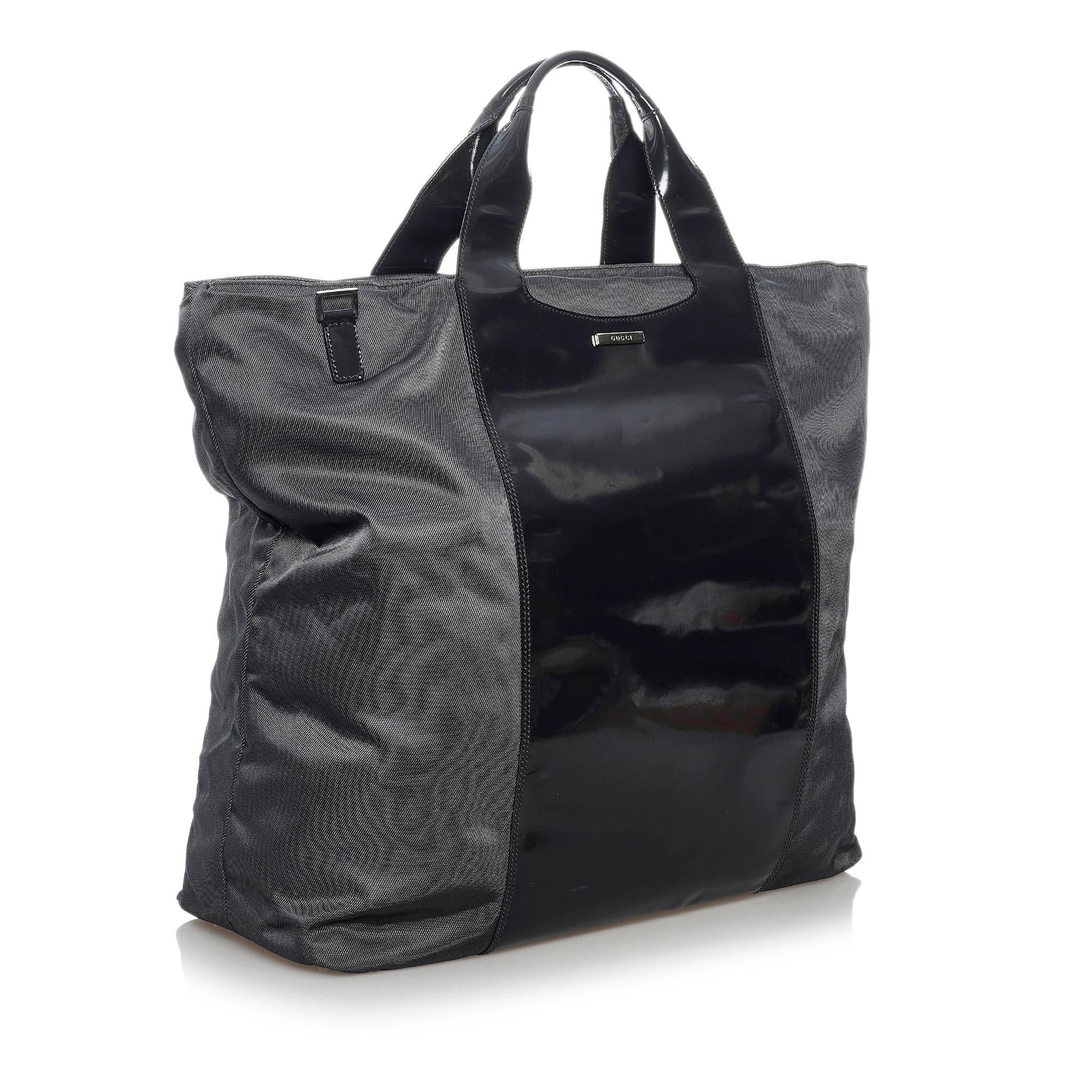 Gucci SHG Nylon Black Satchel Bag Satchel Shg