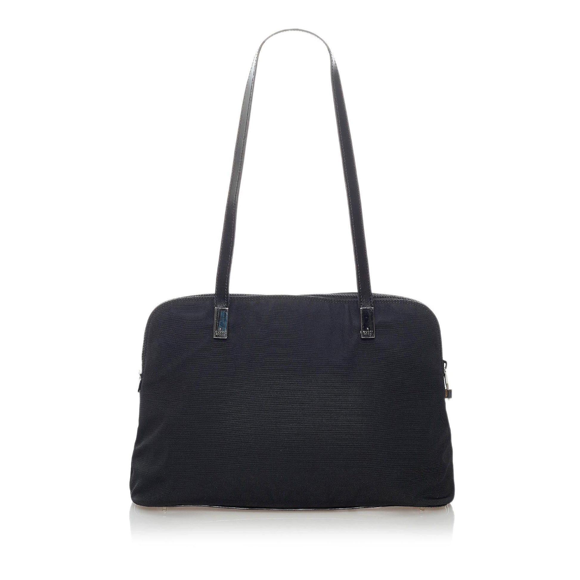 Gucci SHG Nylon Black Shoulder Bag 5