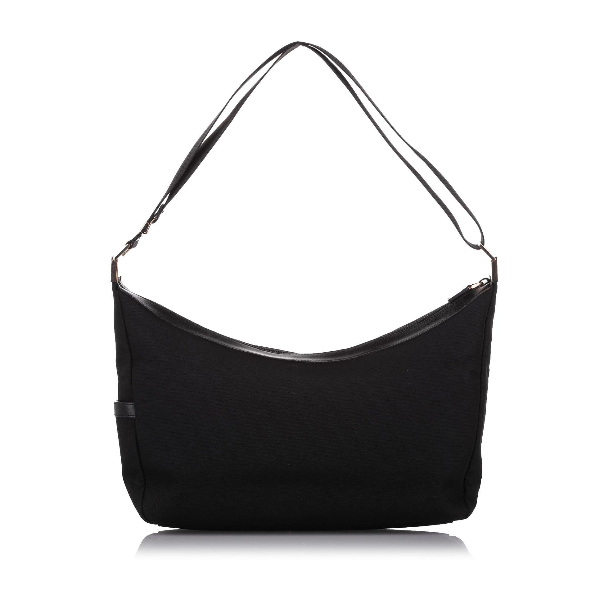 Gucci SHG Nylon Calf Black Shoulder Bag Bag Shg