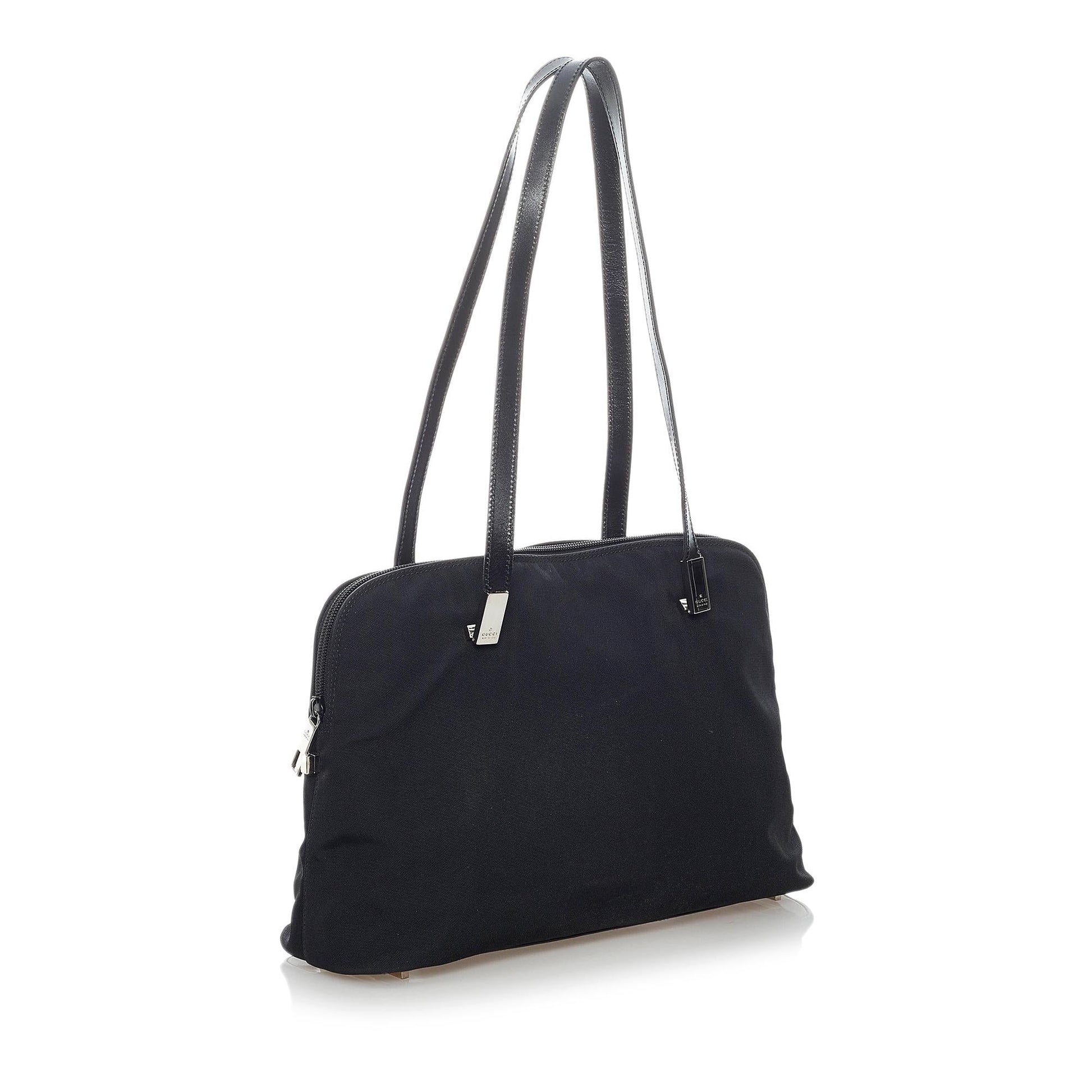 Gucci SHG Nylon Black Shoulder Bag