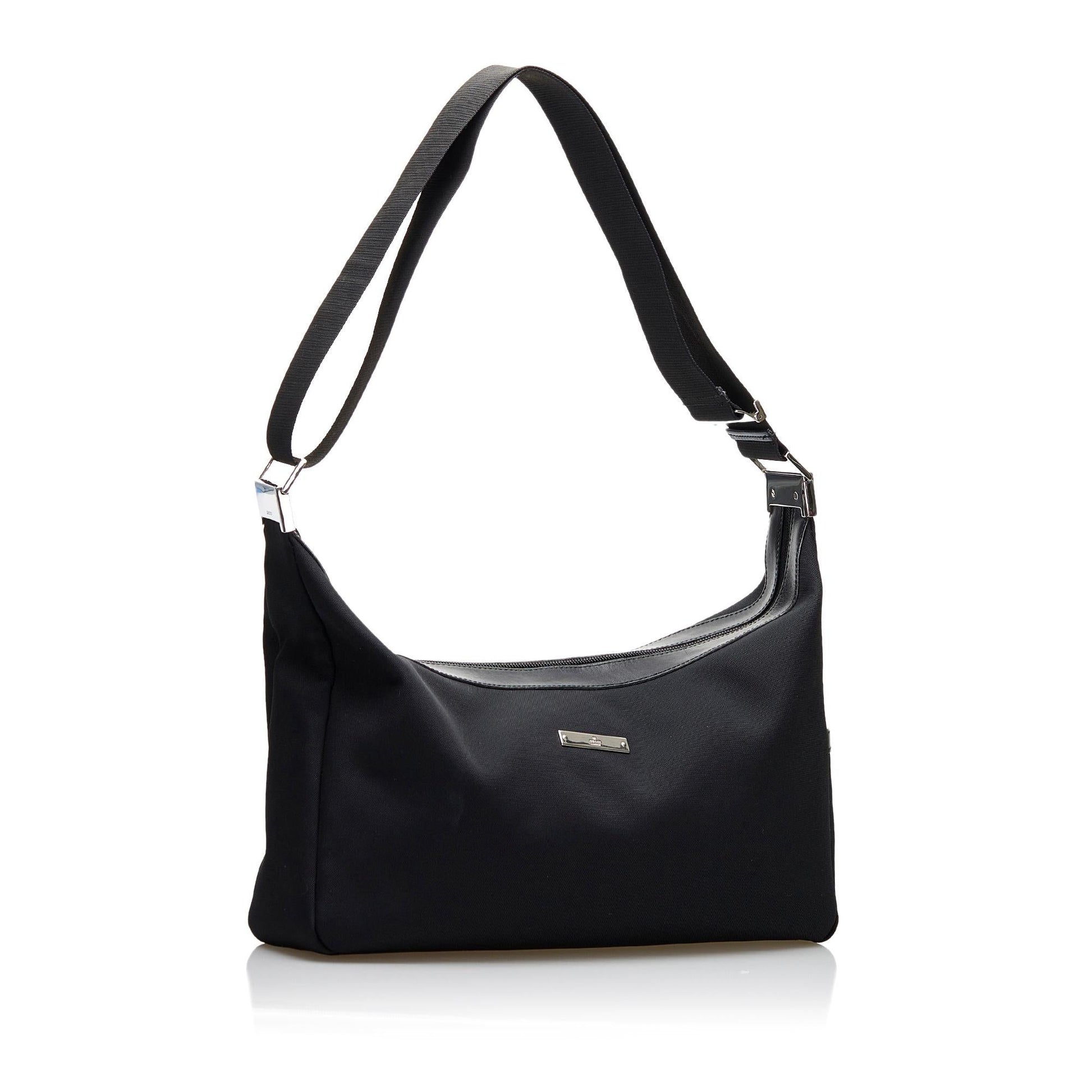 Gucci SHG Nylon Black Shoulder Bag Bag Shg