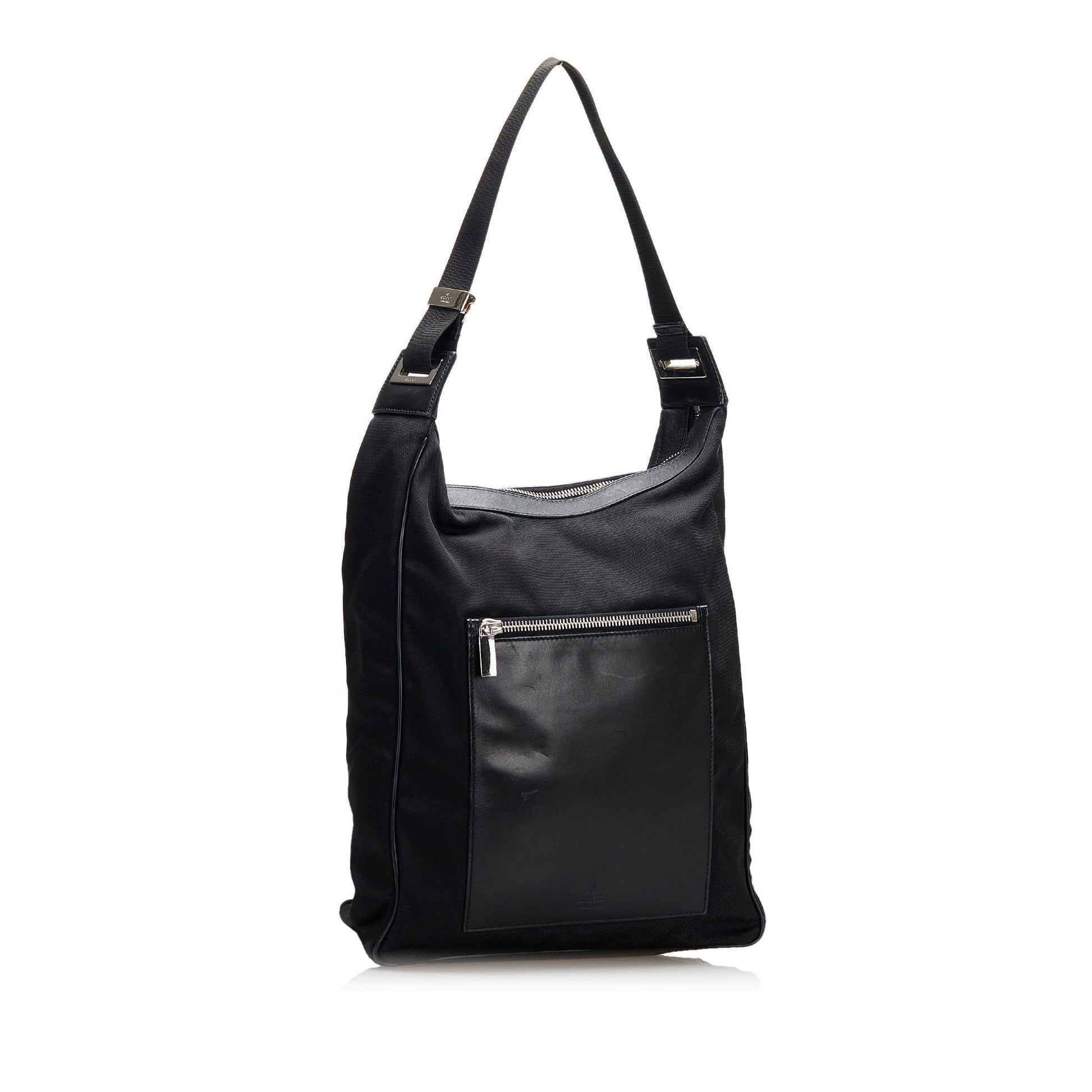 Gucci SHG-MIDW4x Nylon Calf Black Shoulder Bag