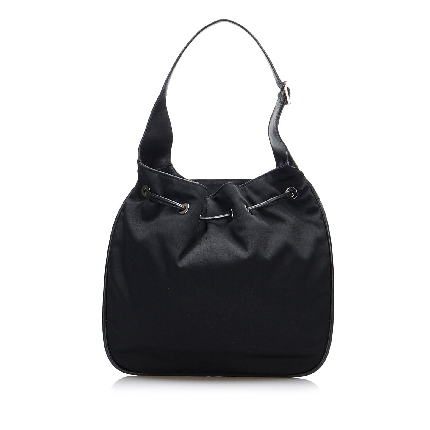 Gucci SHG-7s9sJB Nylon Black Shoulder Bag