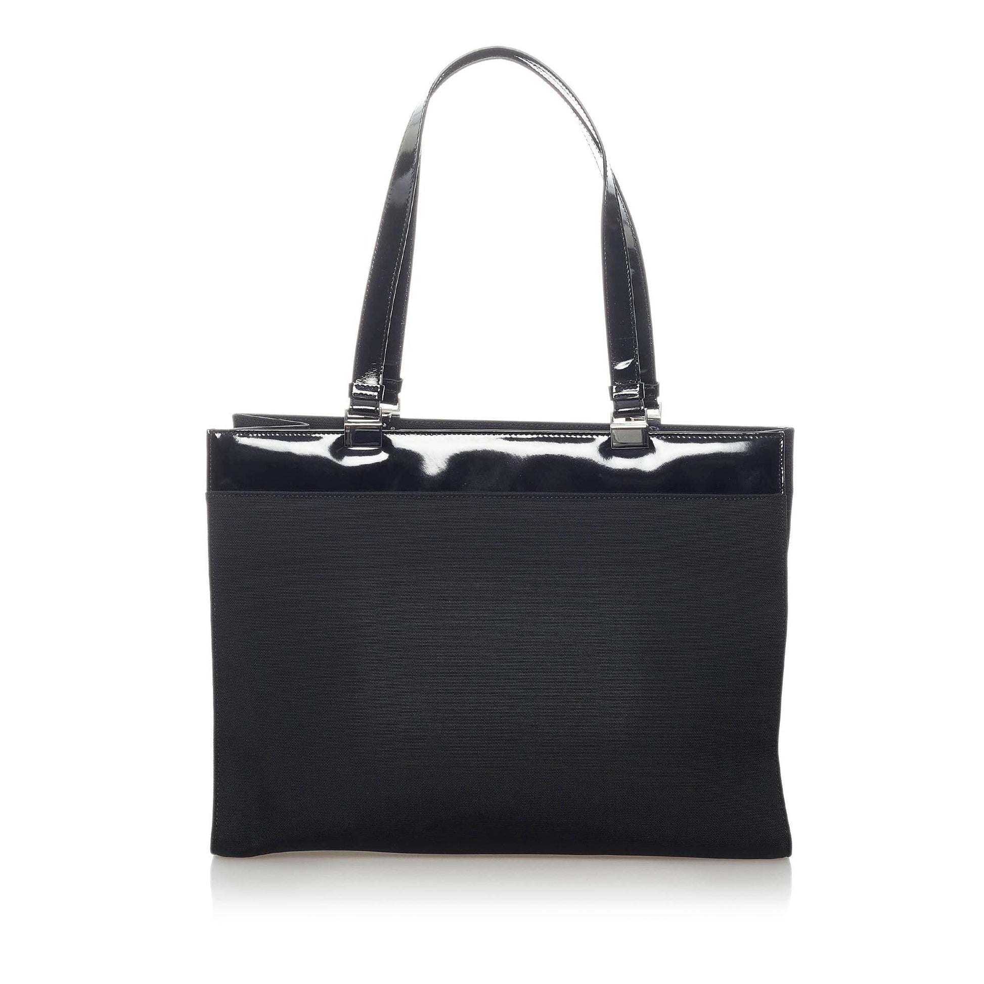 Gucci SHG Nylon Black Tote Bag Bag Shg