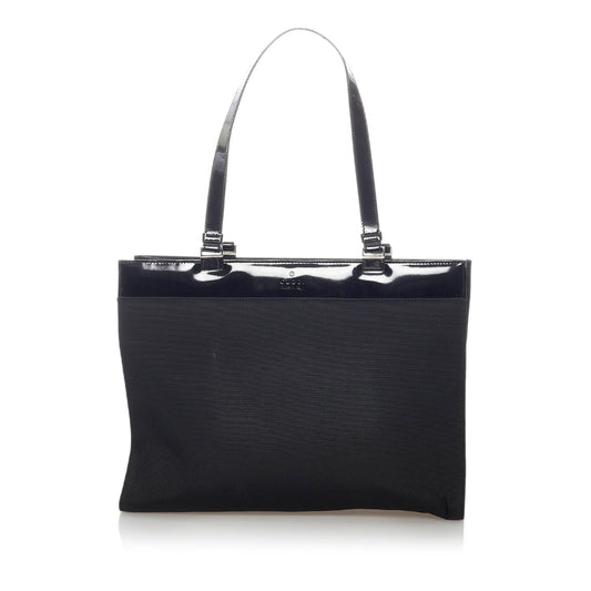 Gucci SHG Nylon Black Tote Bag Bag Shg
