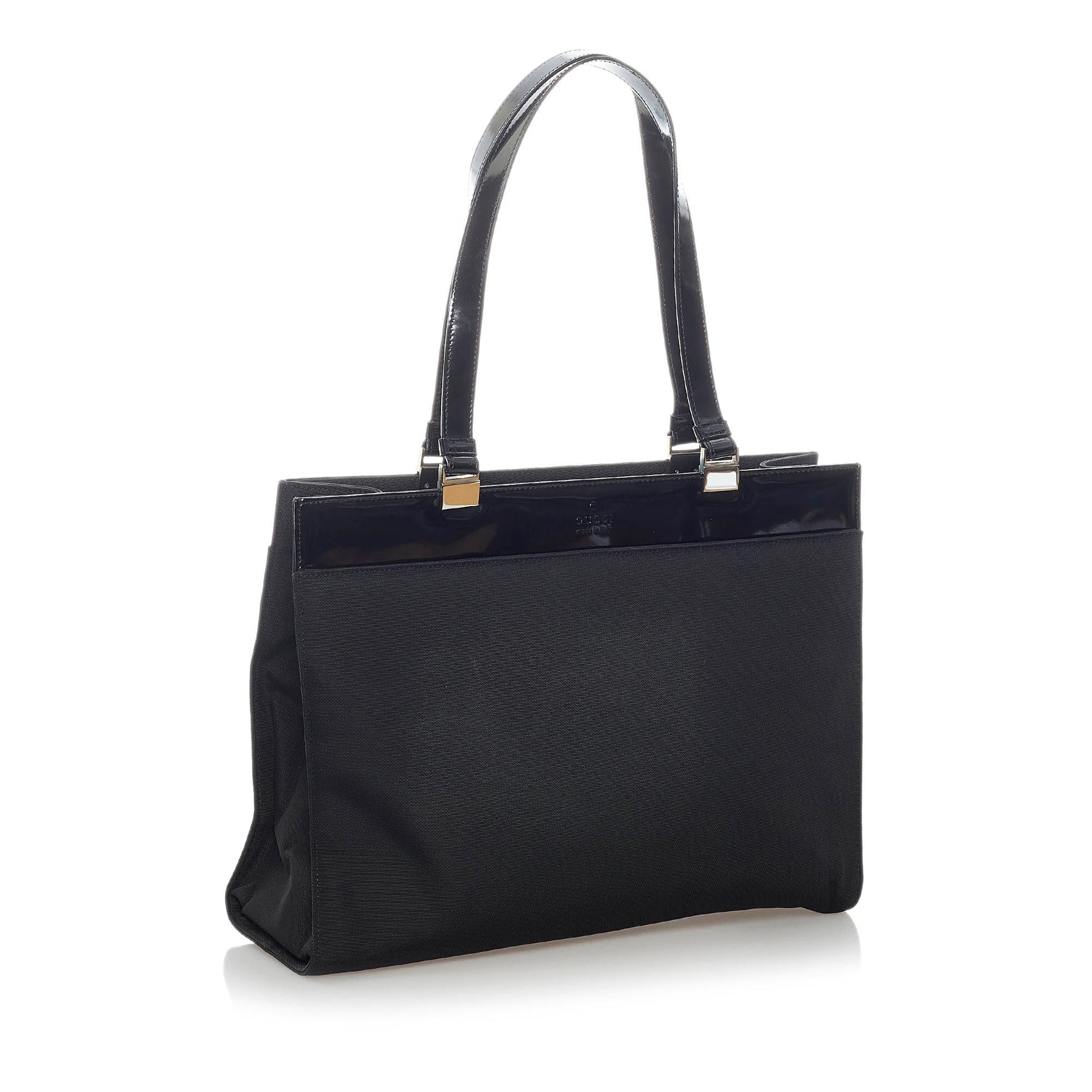 Gucci SHG Nylon Black Tote Bag Bag Shg