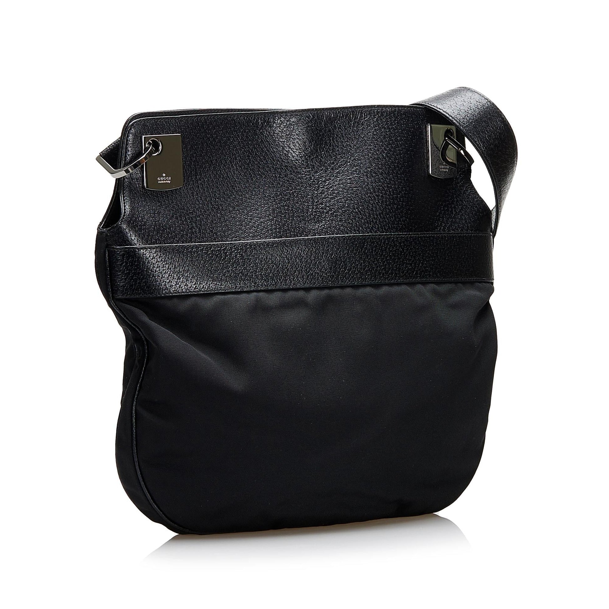 Gucci SHG Nylon Black Tote Bag
