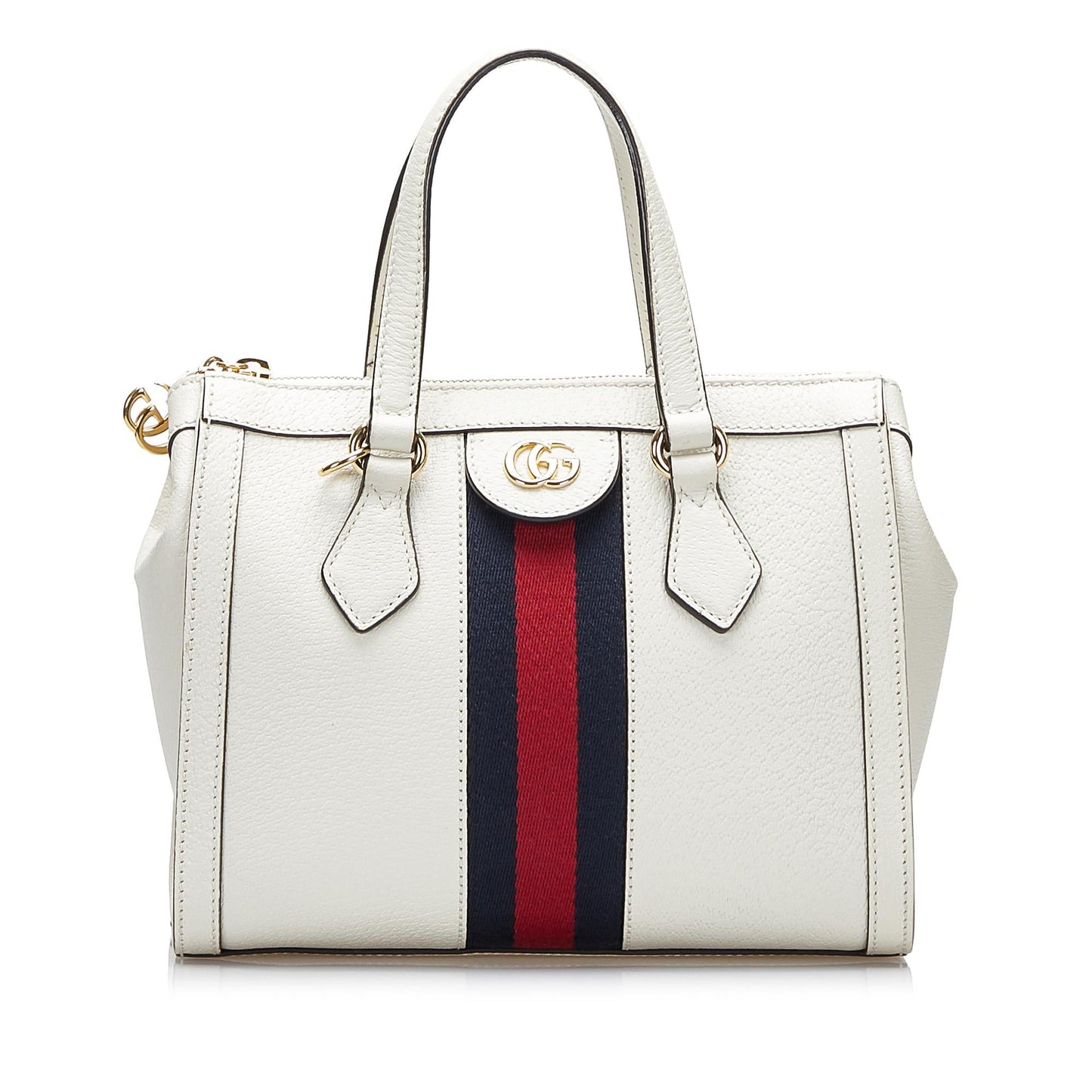 Gucci Ophidia SHG-yOxMG1 Leather Calf White Satchel Bag