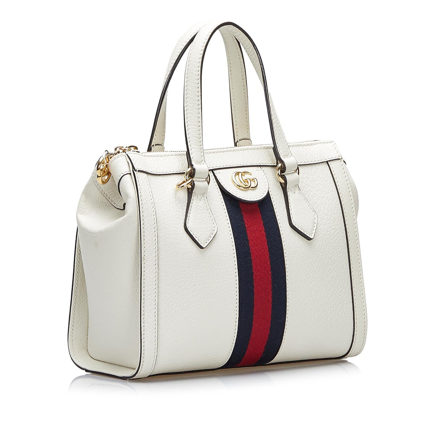 Gucci Ophidia SHG-yOxMG1 Leather Calf White Satchel Bag