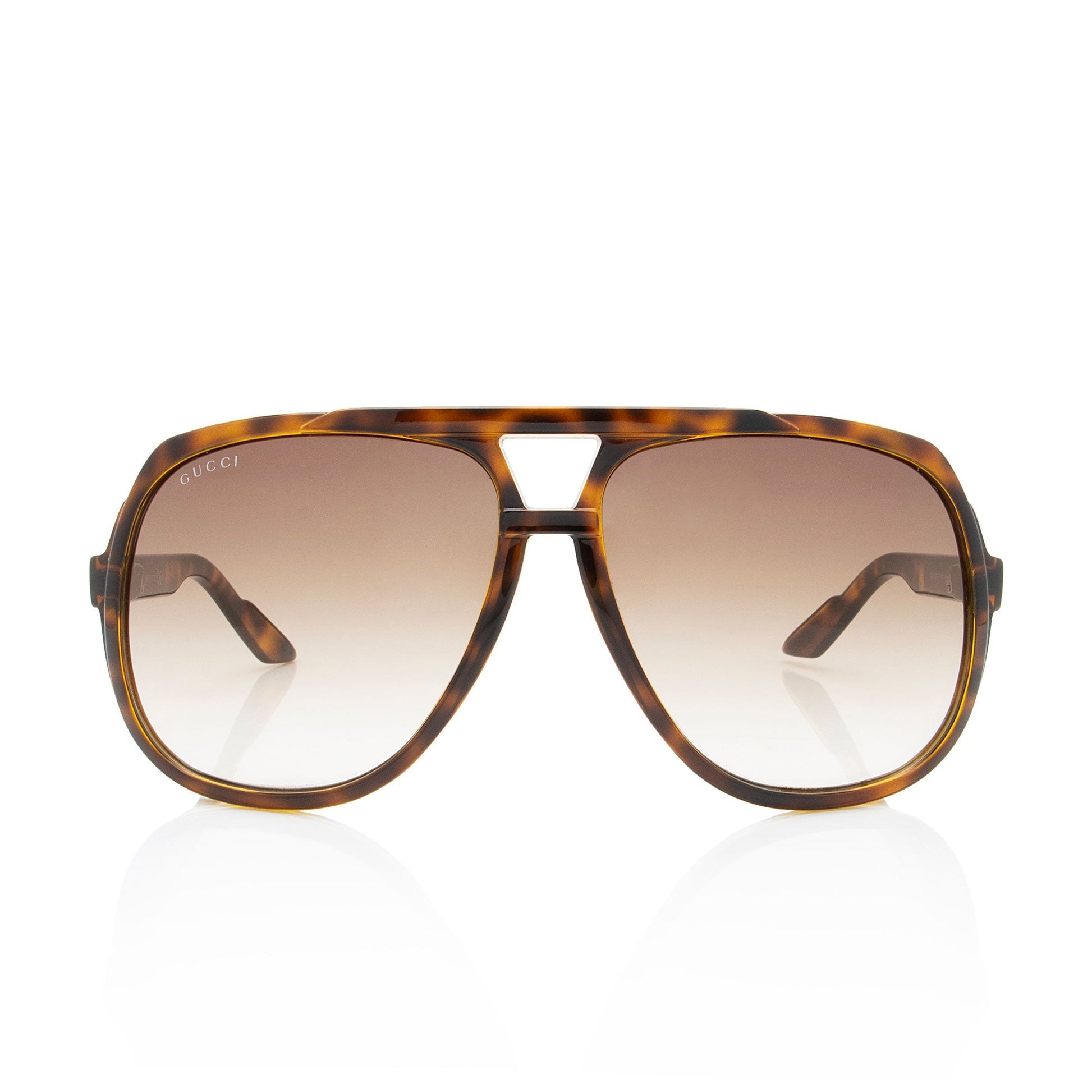 Gucci Oversized Aviator Sunglasses Brown Accessory