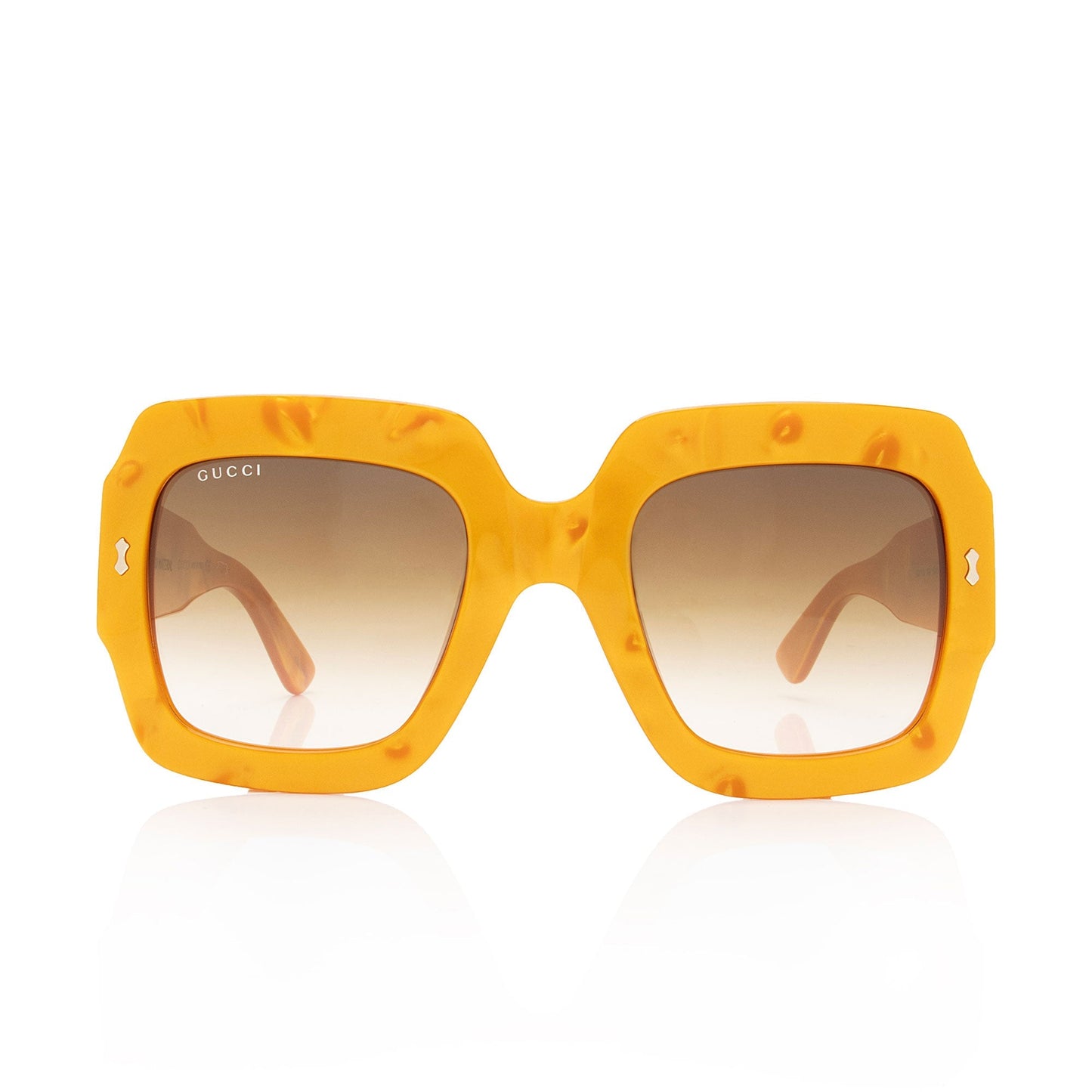 Gucci Oversized Square Sunglasses SHF-31gL2Y Gold Accessory