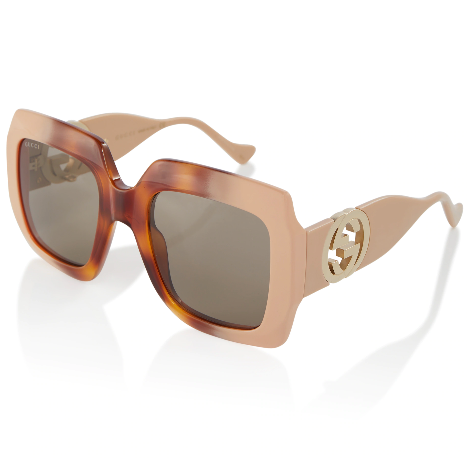 Gucci trimmed Square Oversized Sunglasses Chain