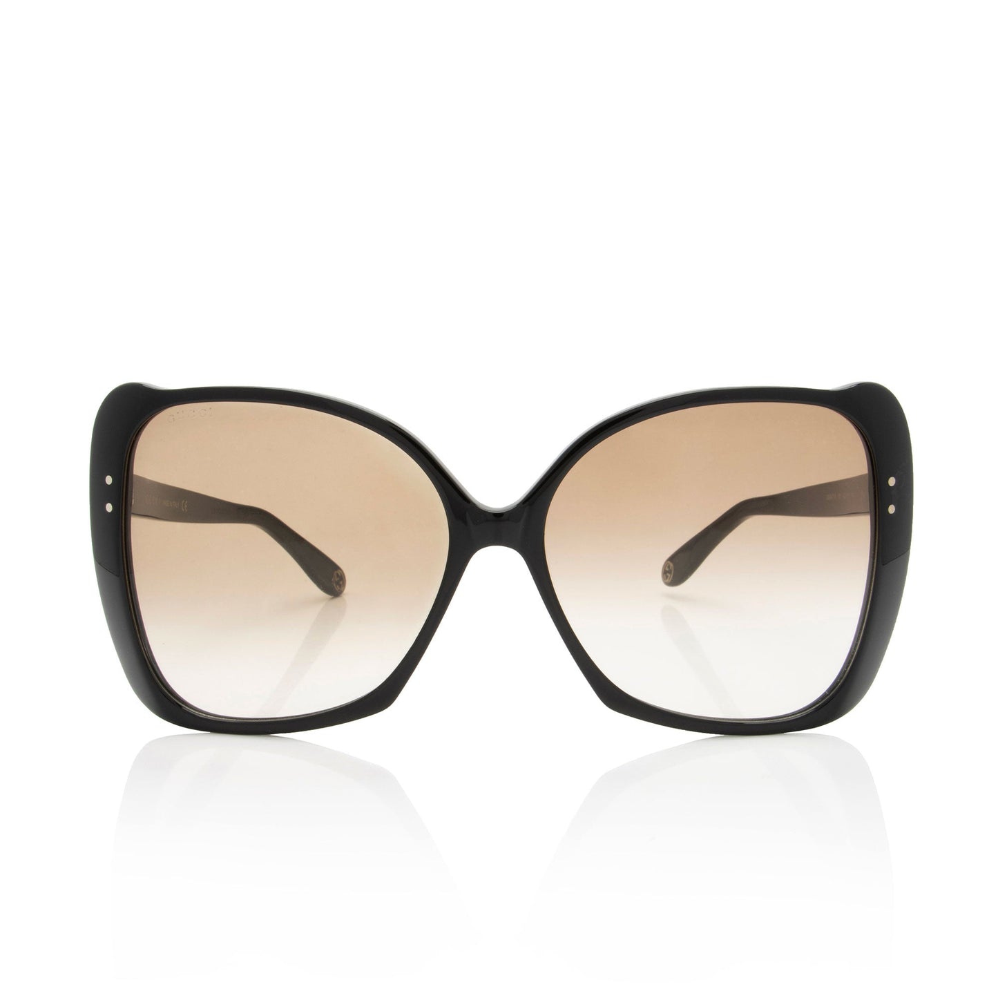 Gucci Butterfly Oversized Sunglasses Black Accessory