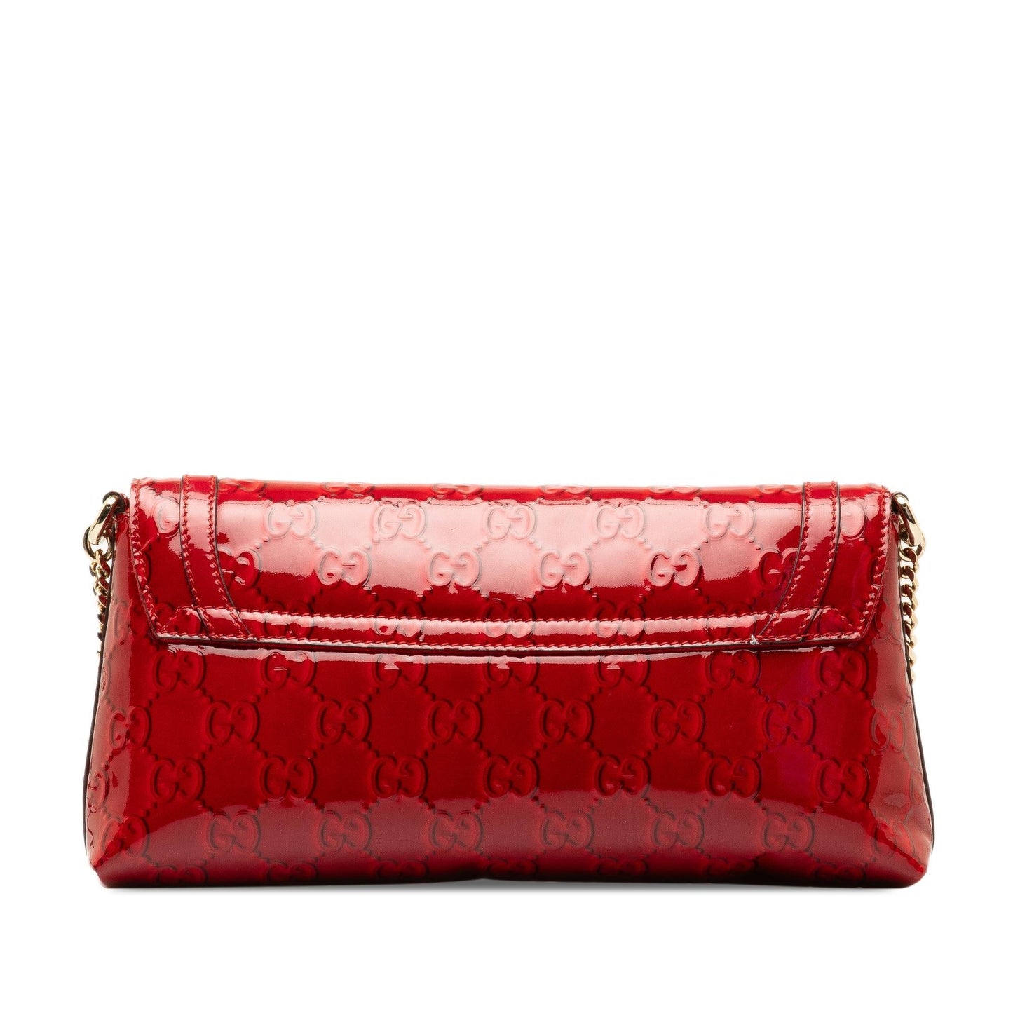 Gucci Guccissima Mayfair SHG-ksmz4h Leather Patent Red Shoulder Bag