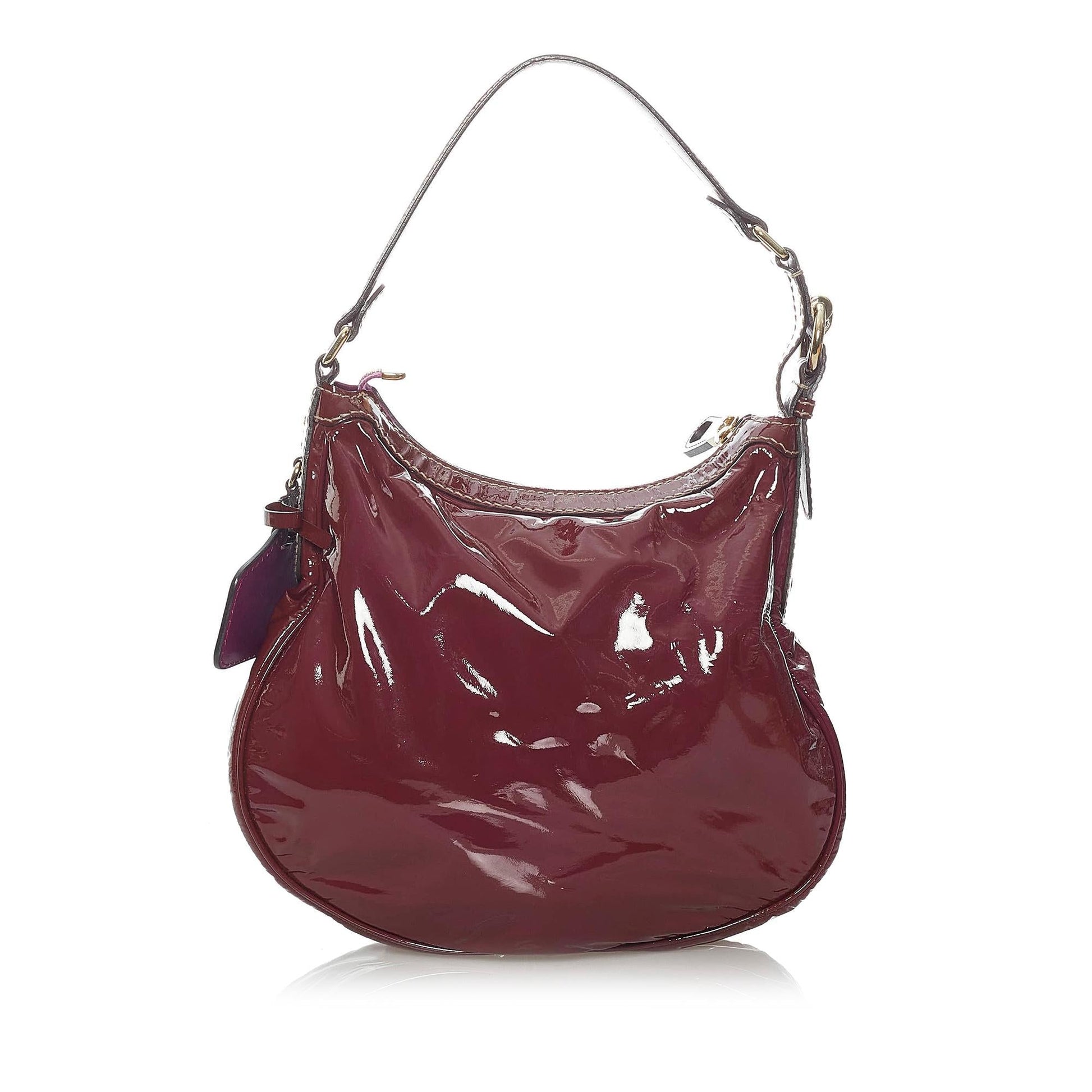Gucci SHG Leather Patent Shoulder Bag