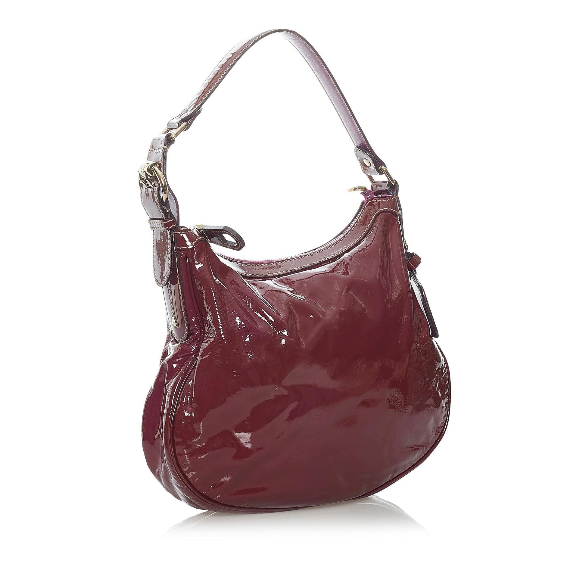 Gucci SHG Leather Patent Shoulder Bag