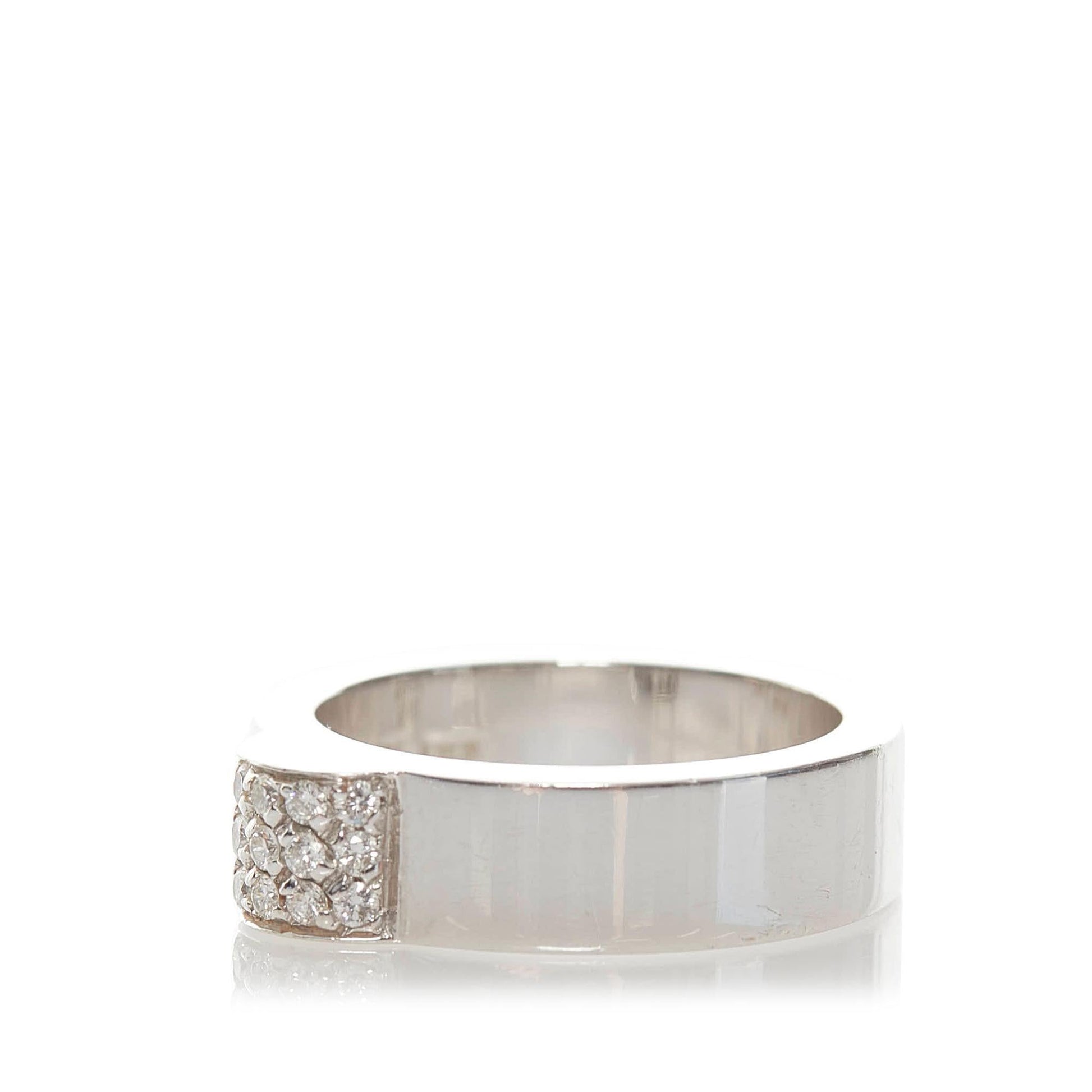Gucci Pave Diamond Ring - 8 1/4 (SHG-30634)