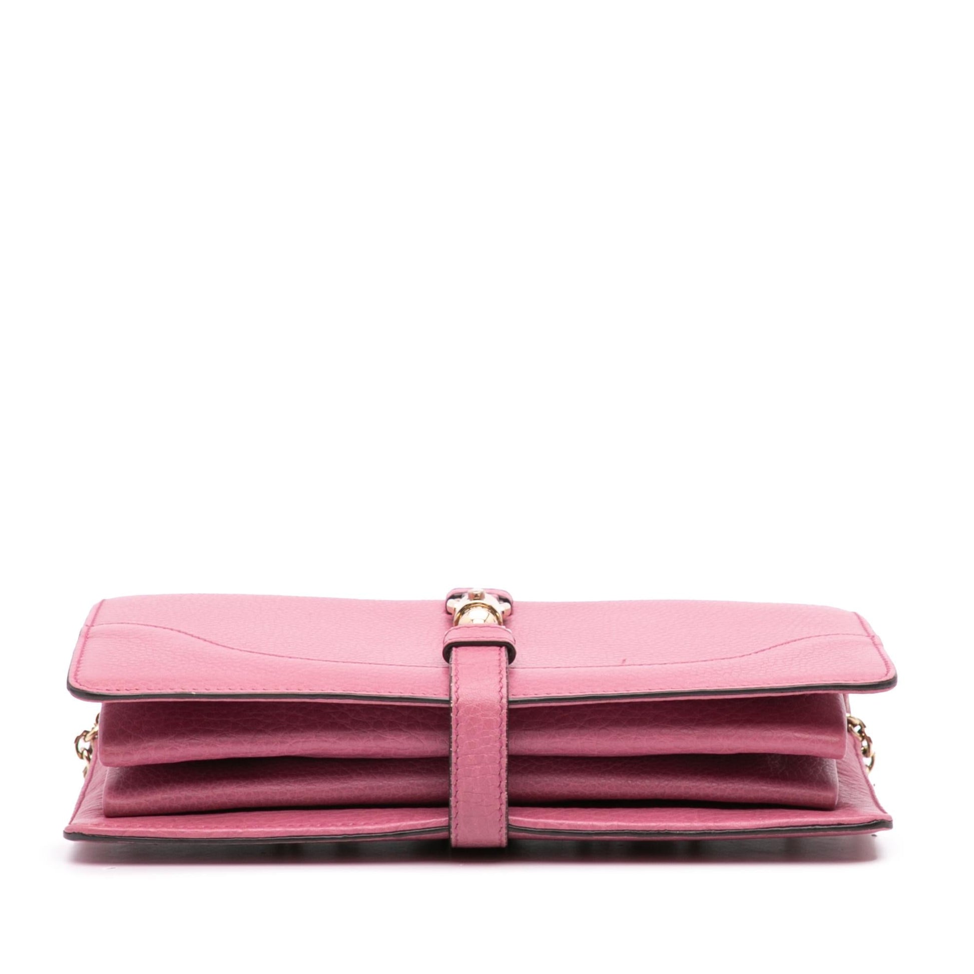 Gucci Pebbled Piston Broadway Evening Calf Calfskin Pink Shoulder Bag