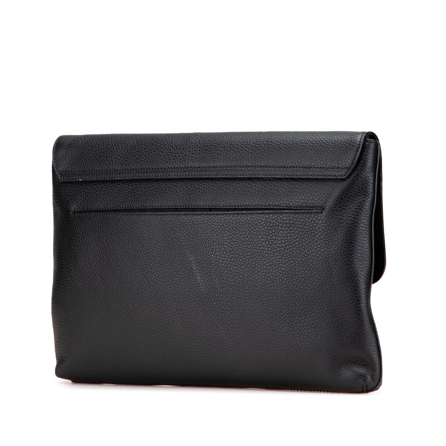Gucci Pebbled Portfolio Calf Calfskin Black Clutch Bag Clutch 1