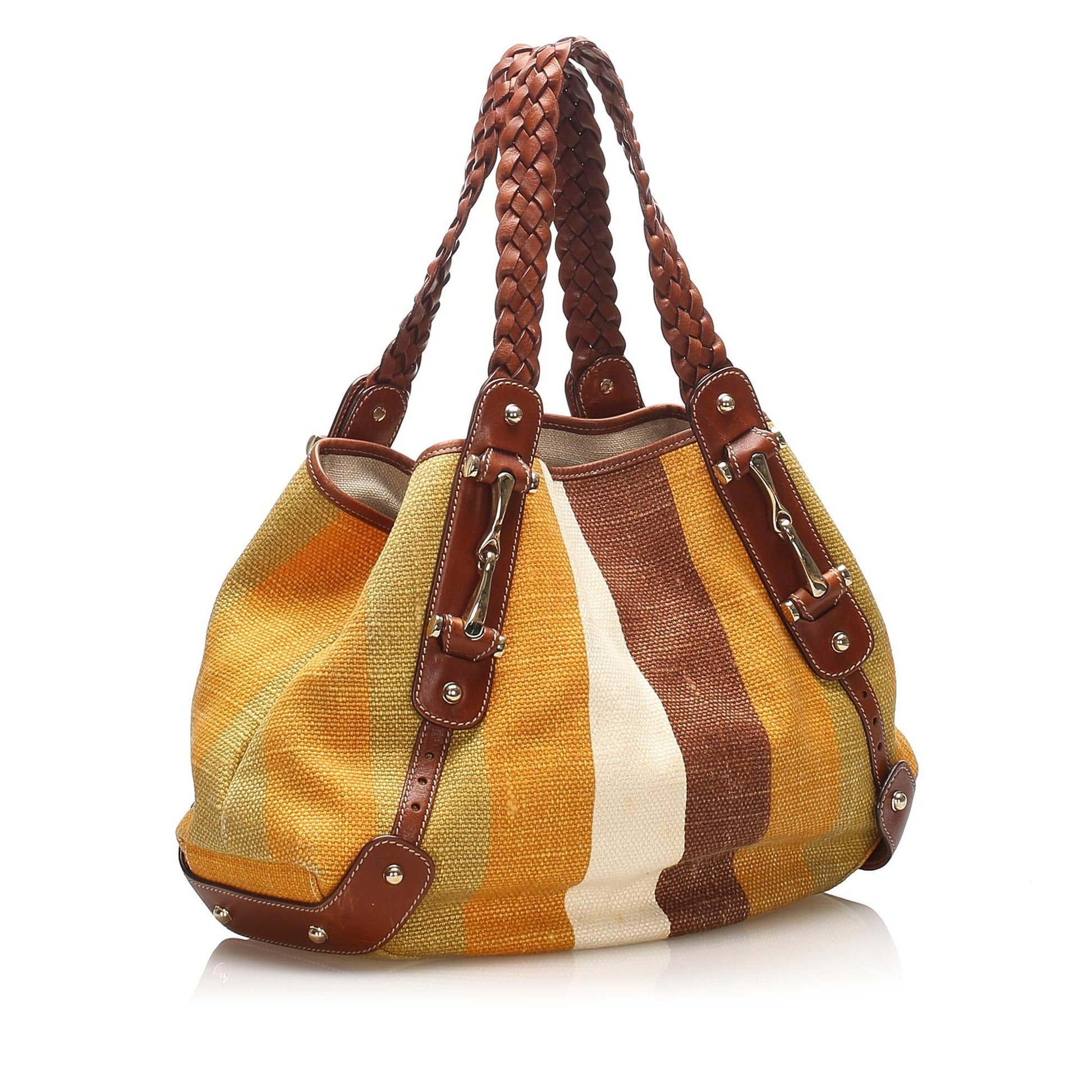 Gucci Pelham SHG Canvas Brown Shoulder Bag