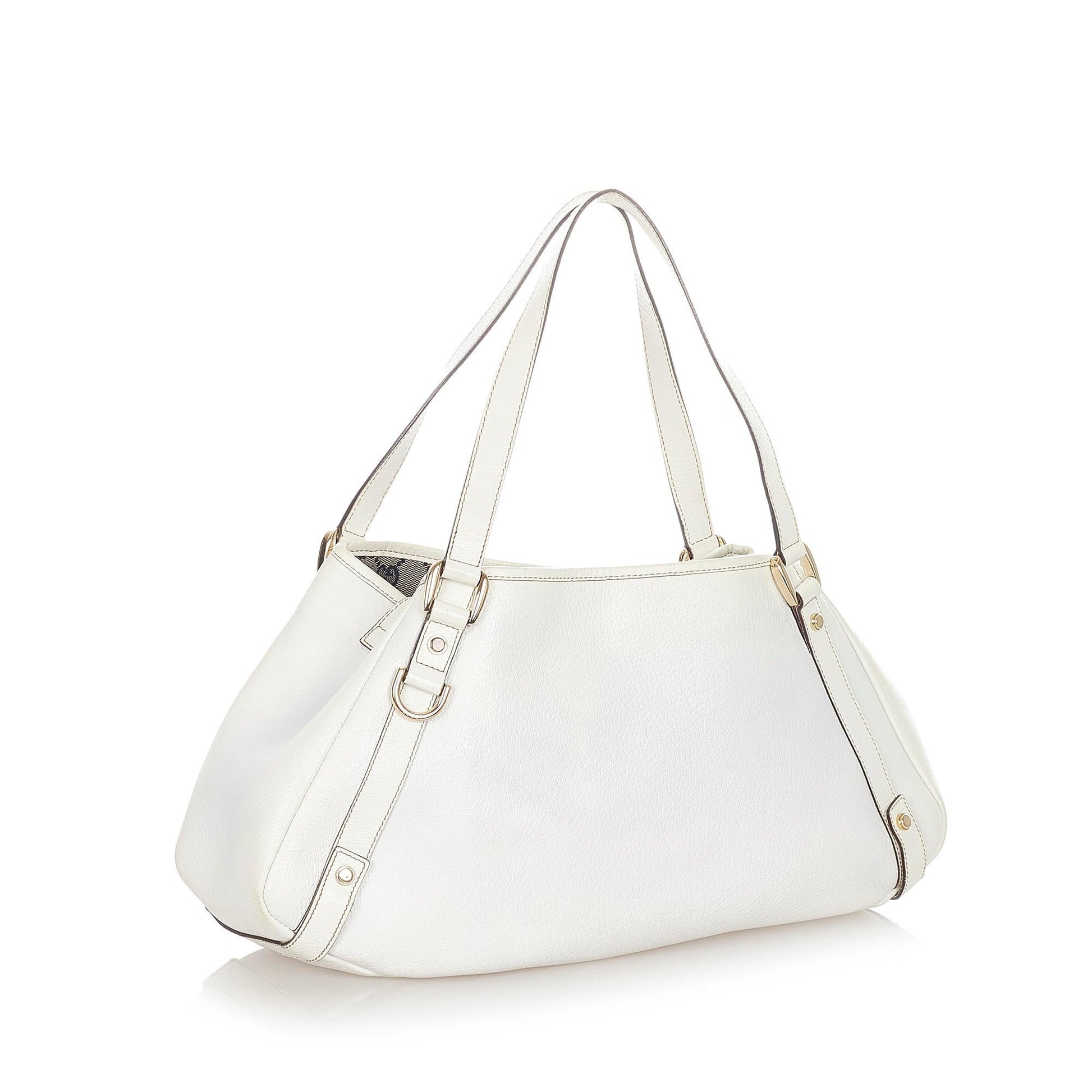Gucci Pelham SHG Leather Calf White Shoulder Bag 6
