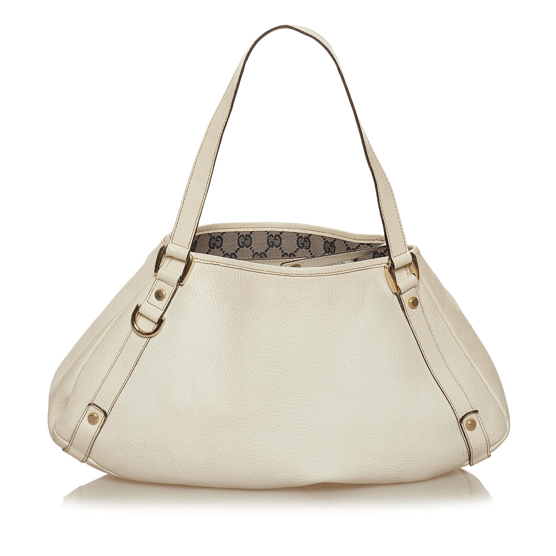Gucci Pelham SHG Leather Calf White Shoulder Bag 3