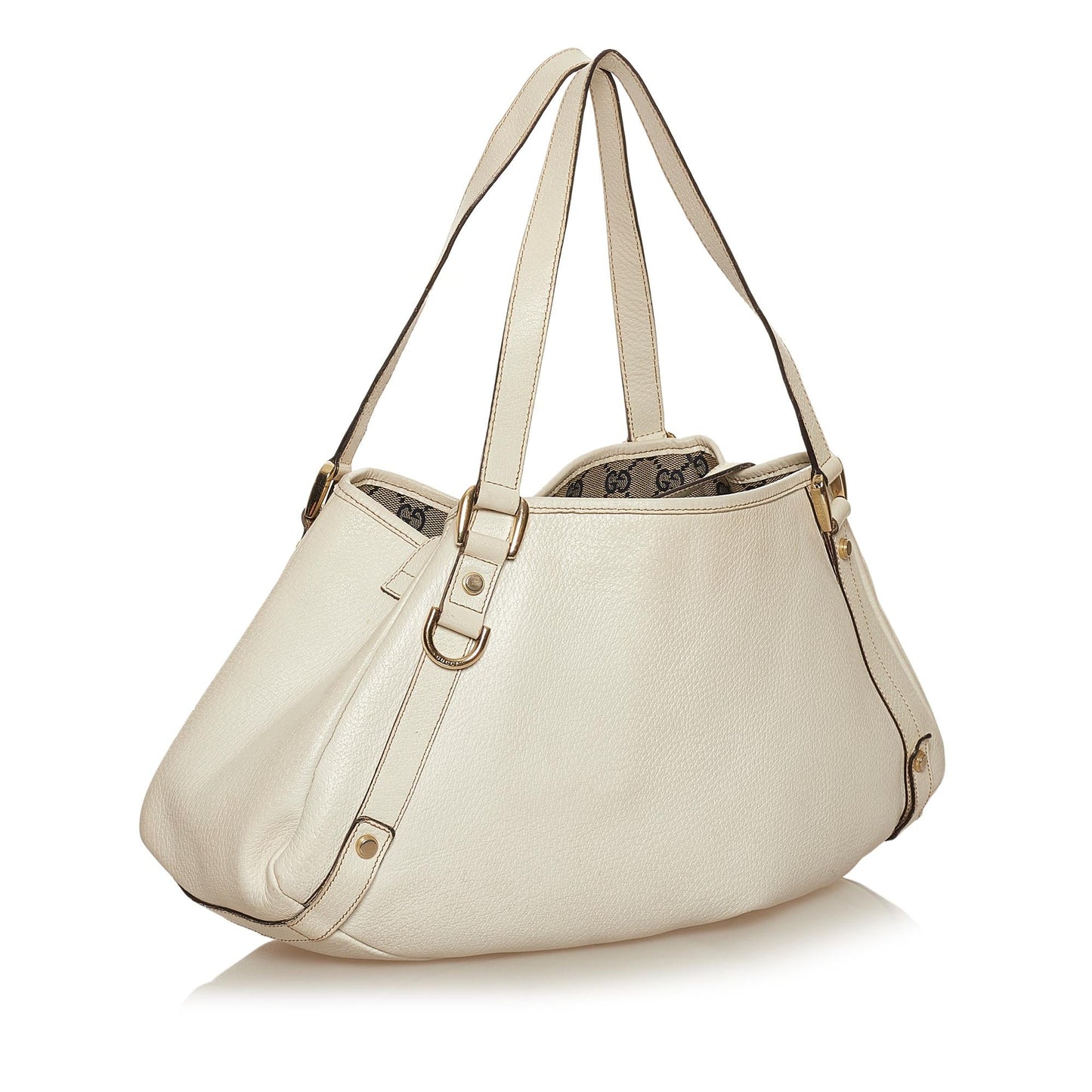 Gucci Pelham SHG Leather Calf White Shoulder Bag 3