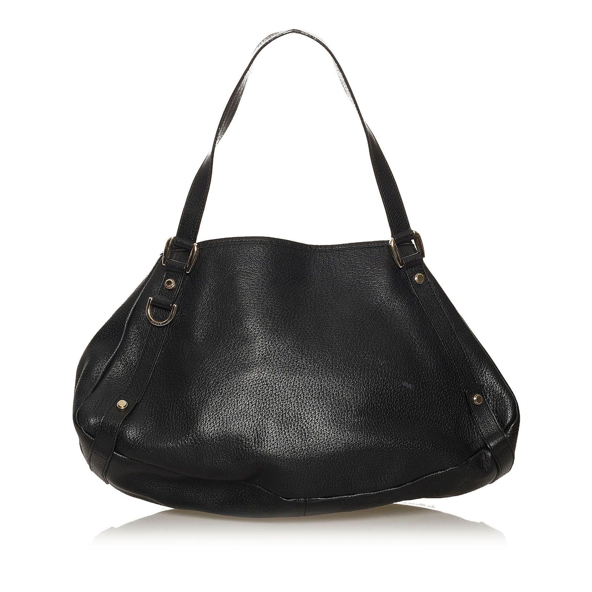 Gucci Pelham SHG Leather Calf Black Tote Bag Bag Shg