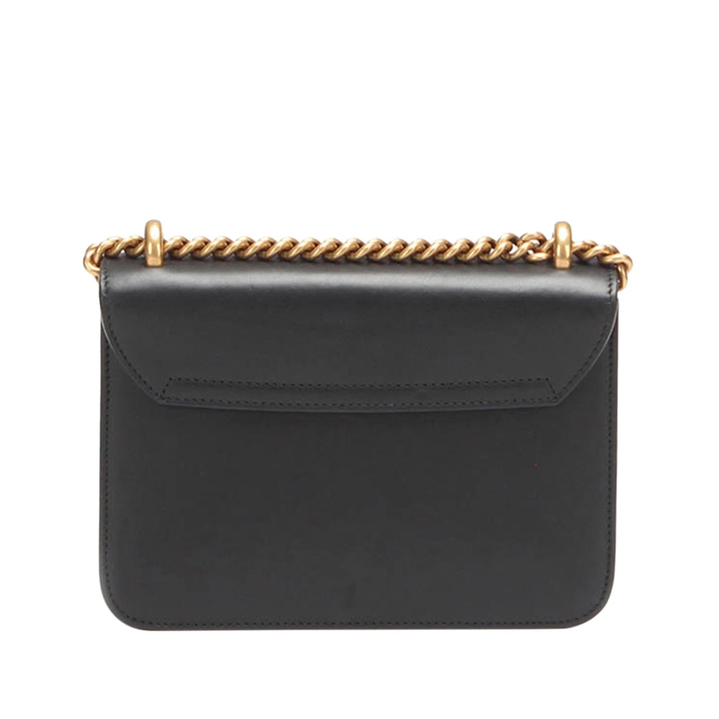 Gucci Peony SHG-nU4ADo Leather Calf Black Chain Crossbody Bag