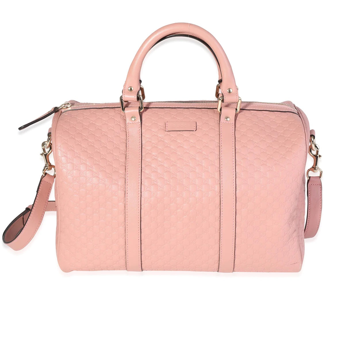 Gucci MICRO BOSTON Leather Travel Bag