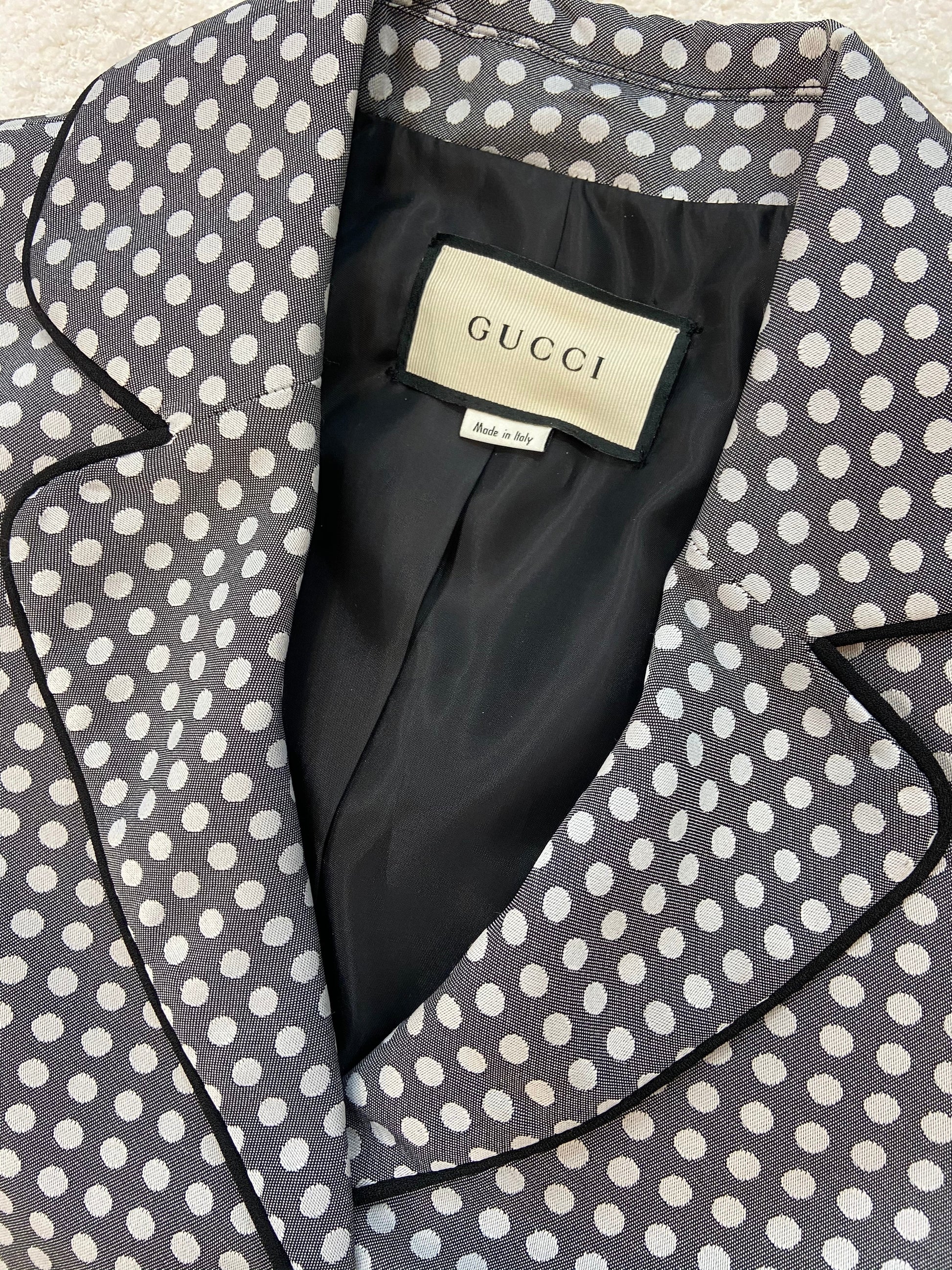 Gucci POLKA DOT FITTED BLAZER Travel Bag