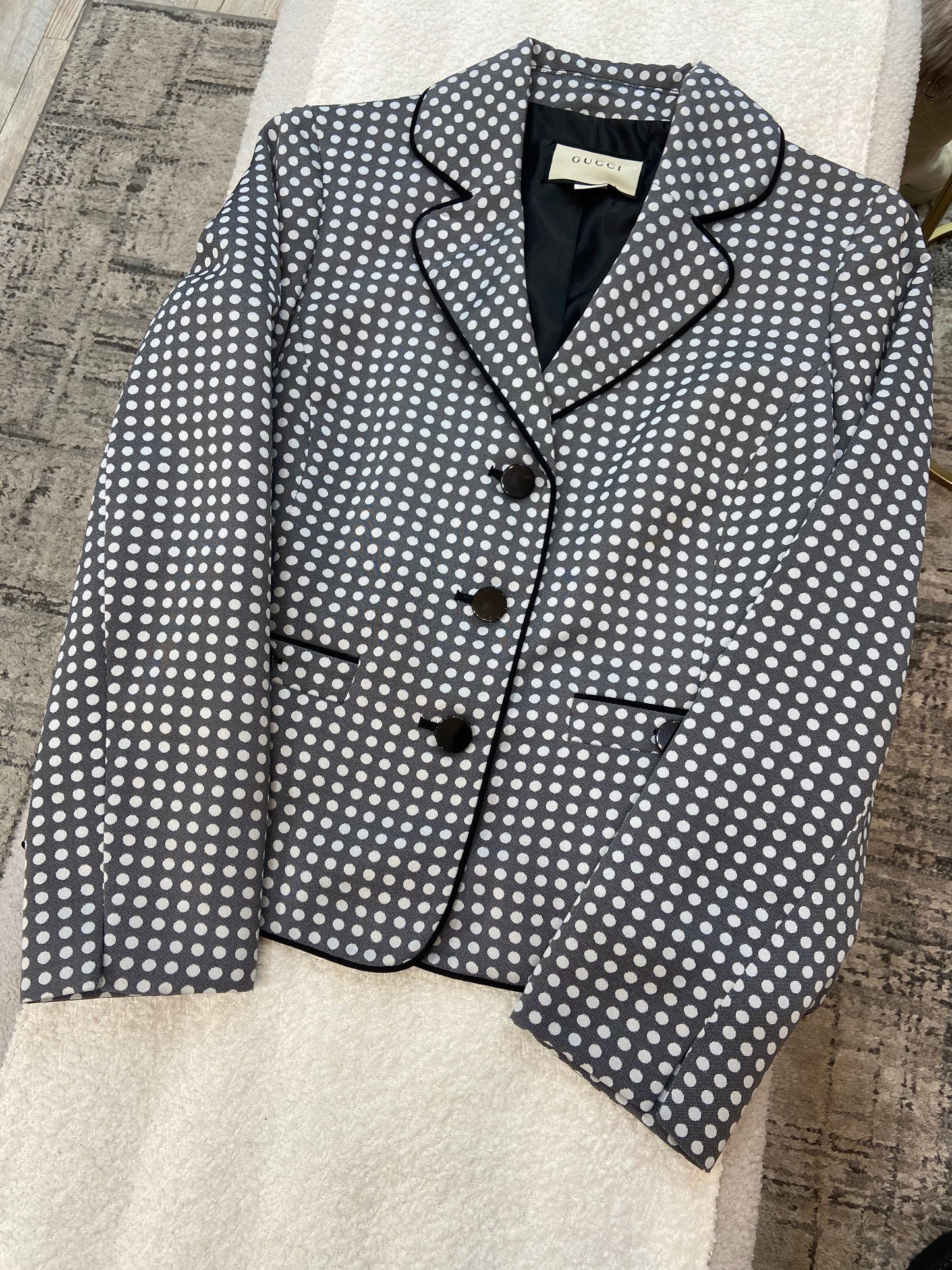 Gucci POLKA DOT FITTED BLAZER Travel Bag